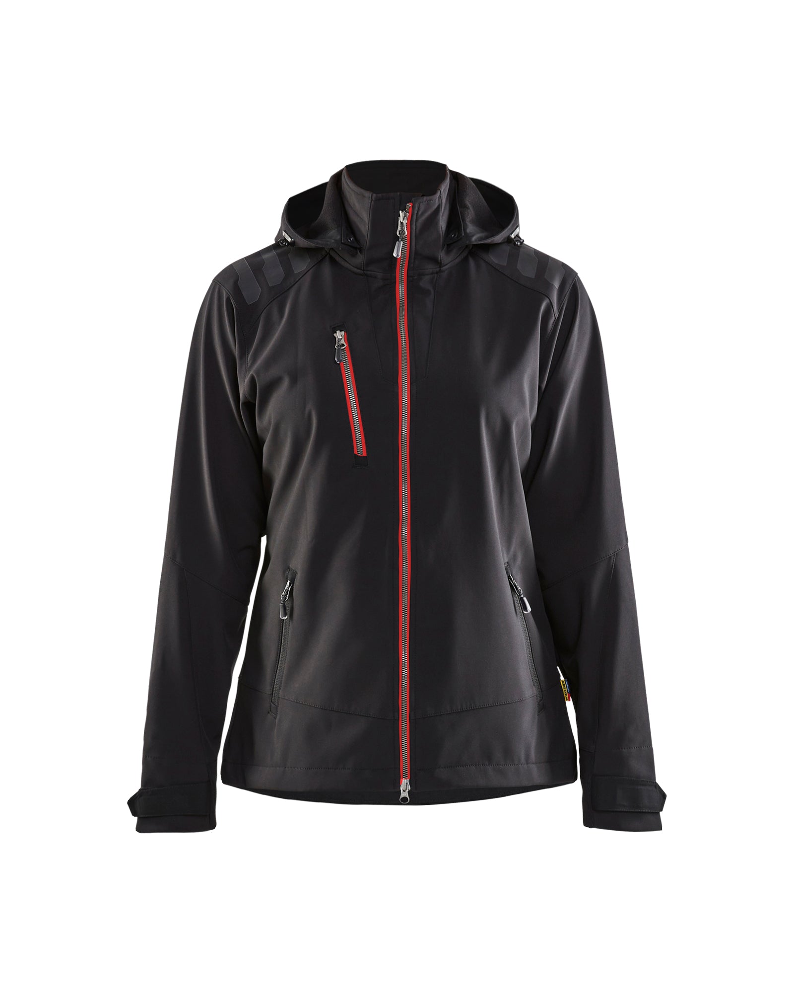 Blåkläder 4719 Dame Softshell Jakke, Sort/Rød