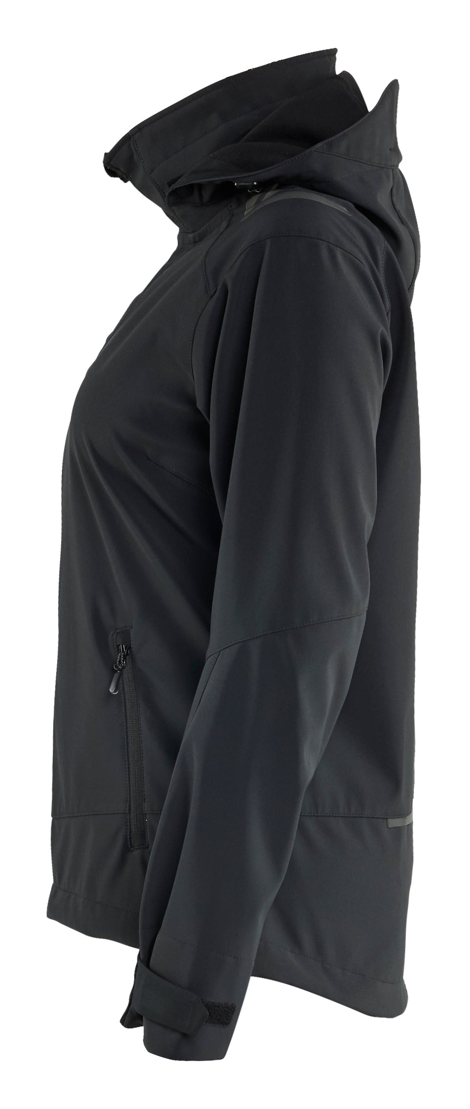 Blåkläder 4719 Dame Softshell Jakke detalje med tryk