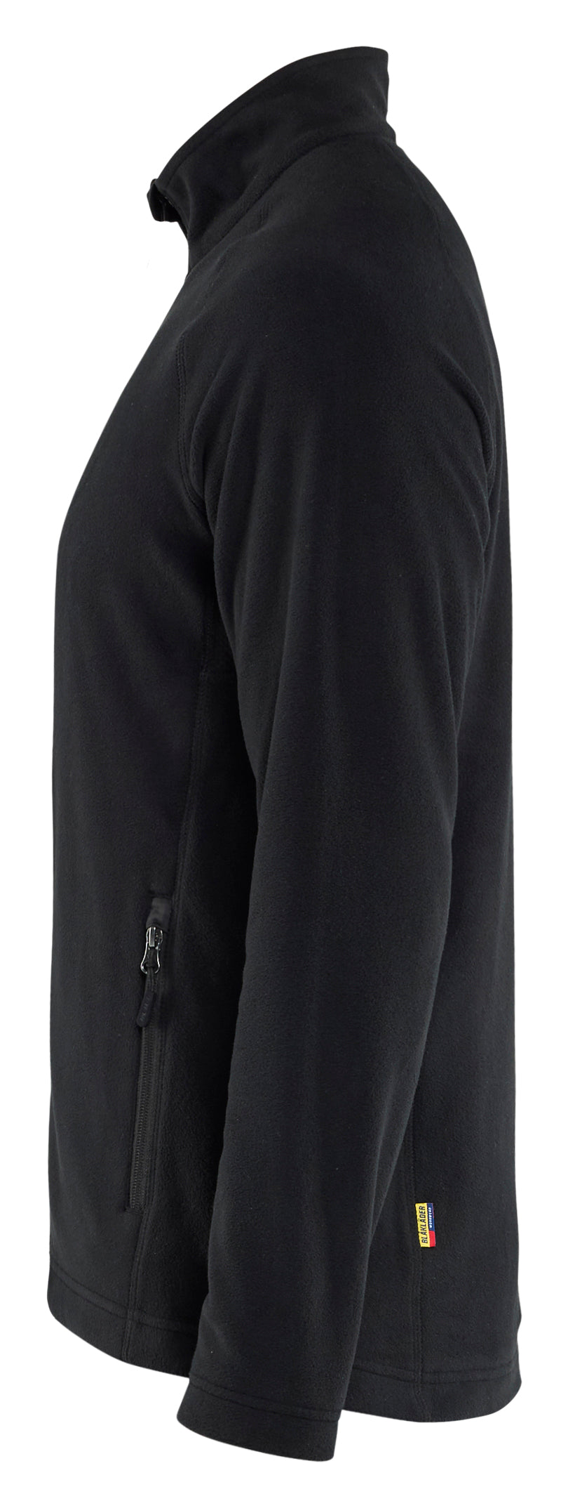 Blåkläder 4721 Microfleece-jakke nærbillede med tryk
