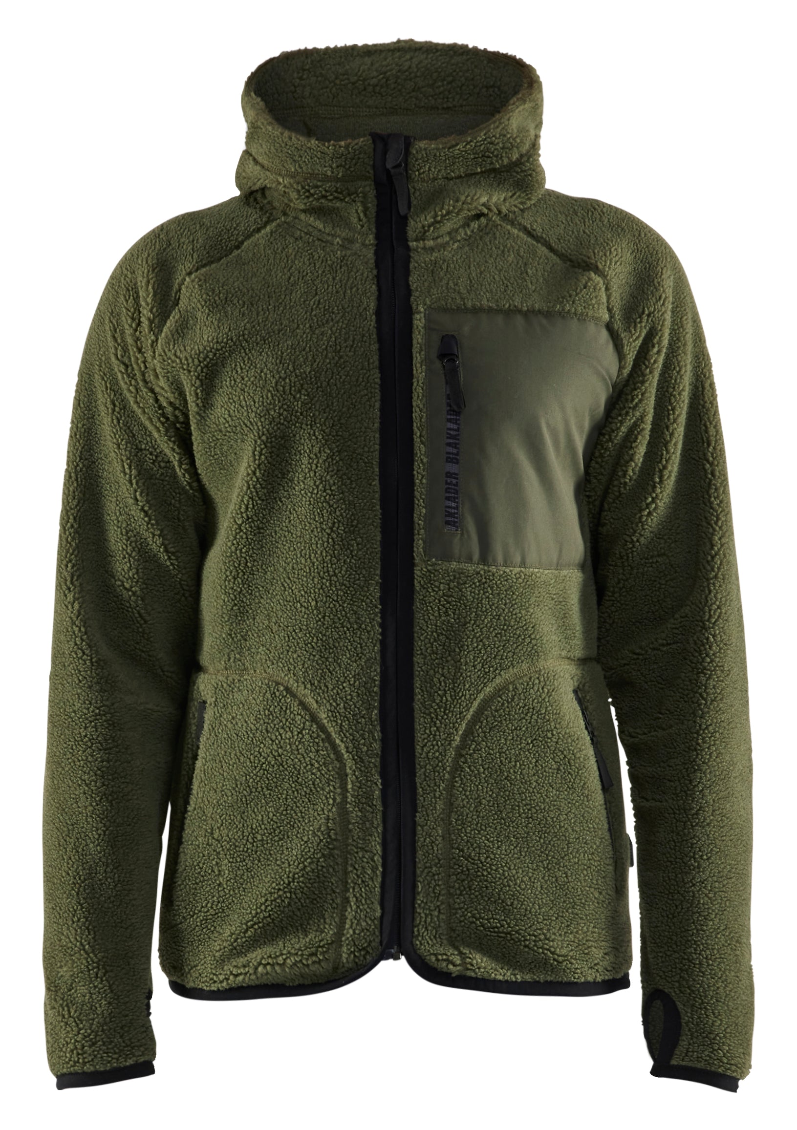 Fiberpels Jakke med hætte