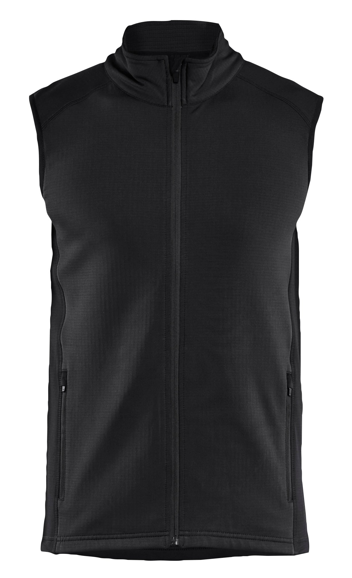 Blåkläder 4736 Striker Fleecevest detalje med firmalogo