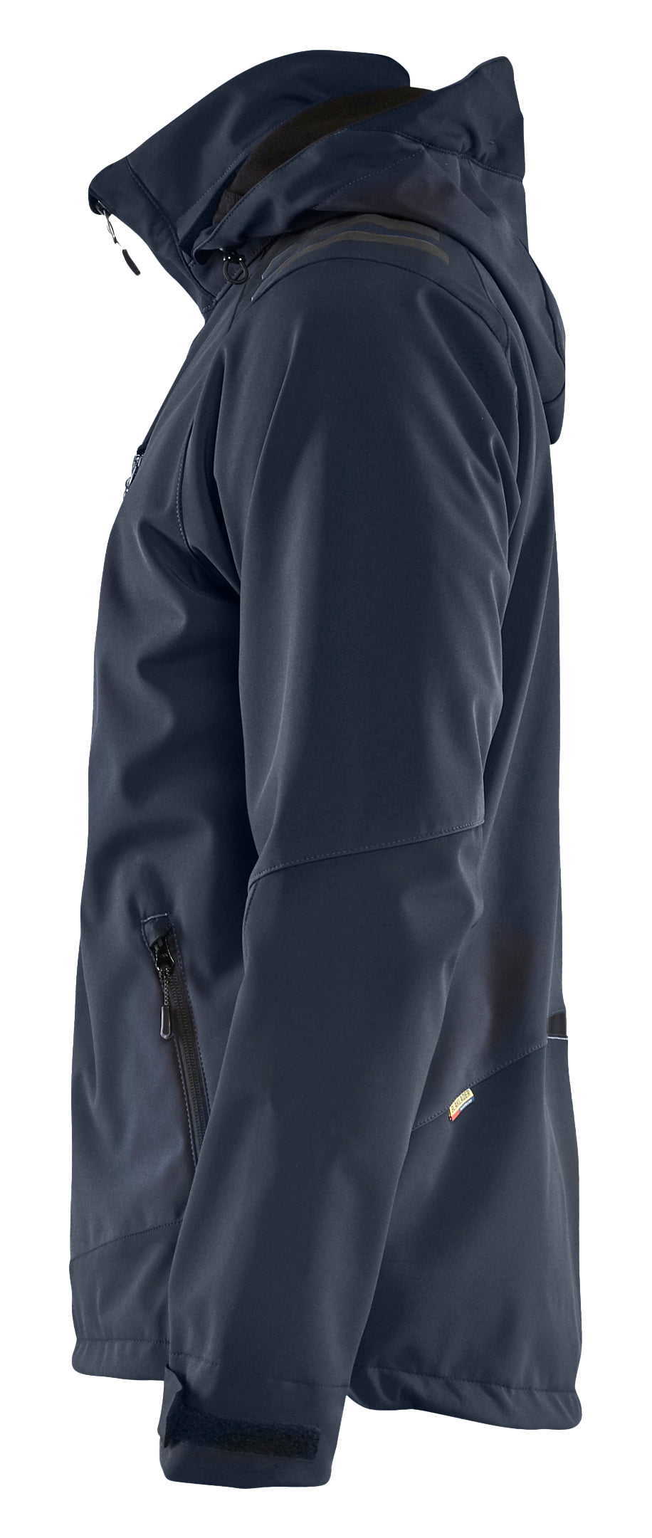 Blåkläder 4749 Softshell Jakke produktfoto med tryk