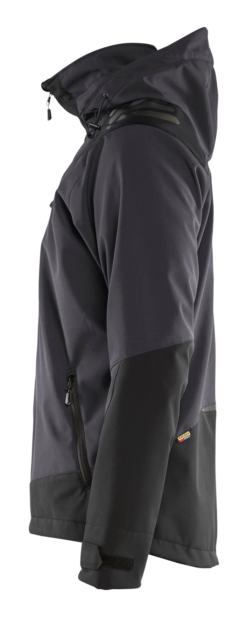 Blåkläder 4749 Softshell Jakke materiale med tryk