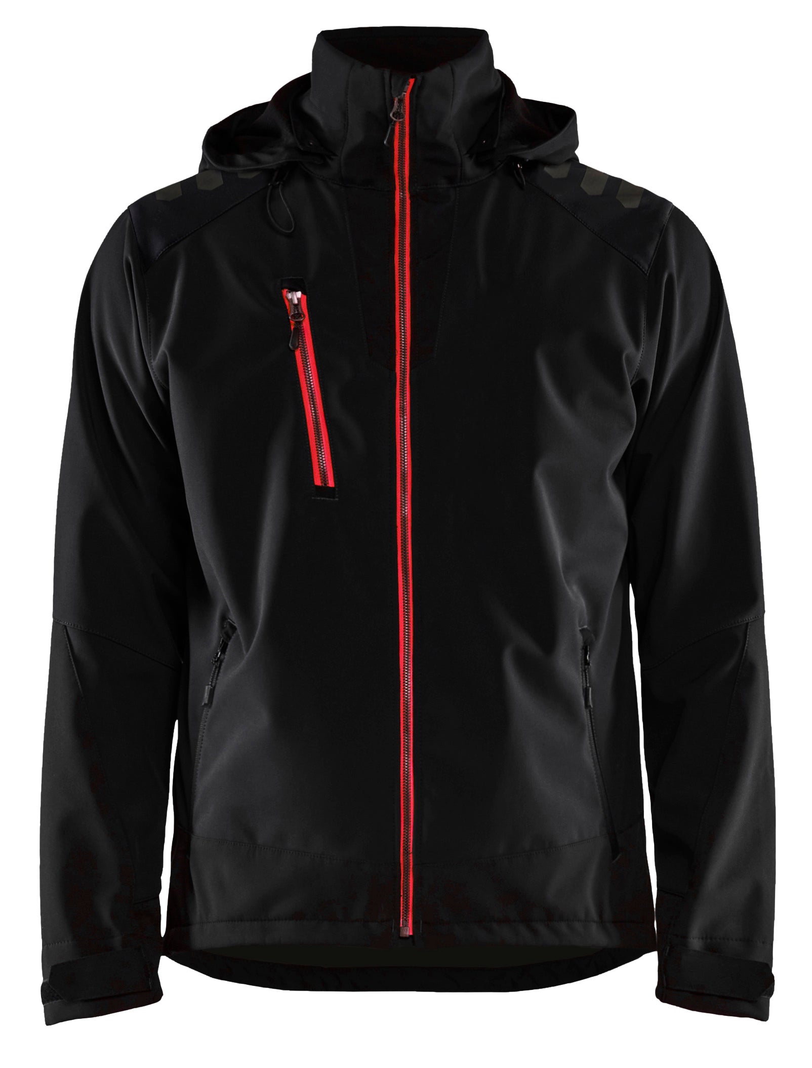 Blåkläder 4749 Softshell Jakke materiale med firmalogo