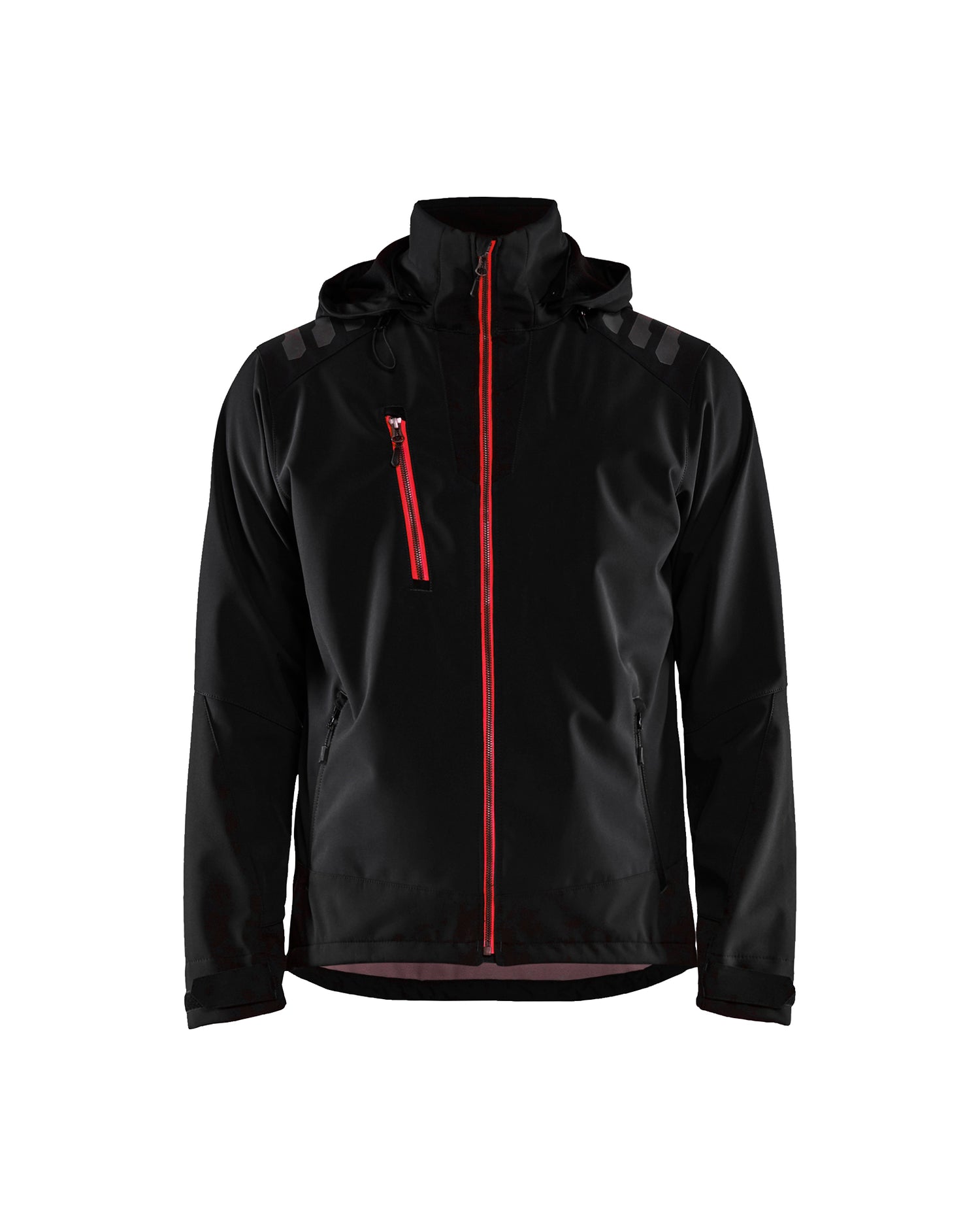 Blåkläder 4749 Softshell Jakke, Sort/Rød