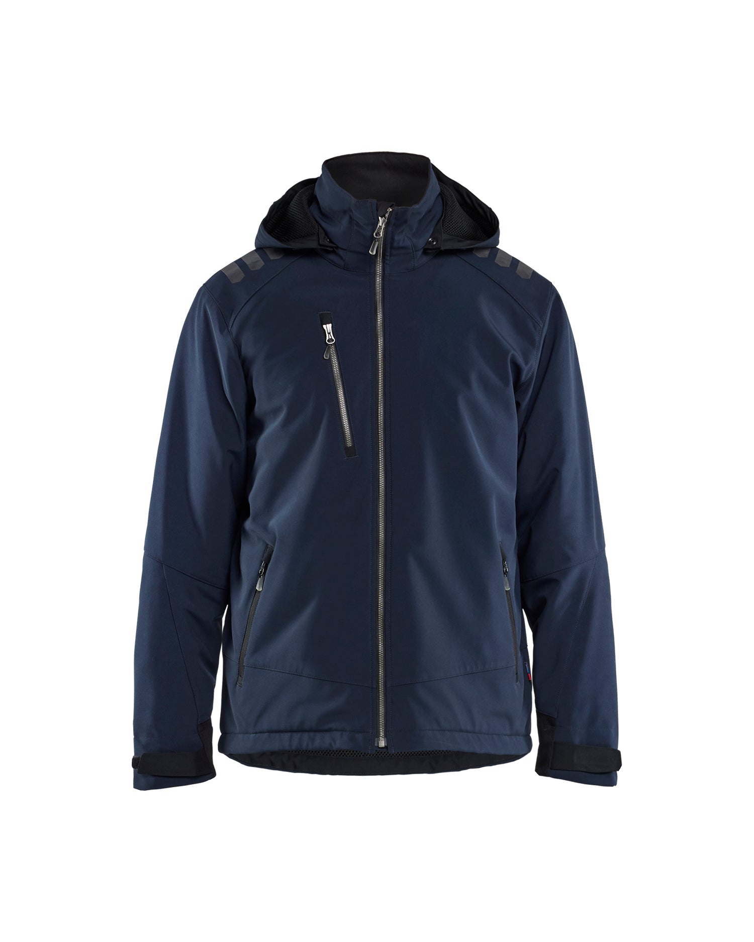 Blåkläder 4750 Letforet Vinter Softshelljakke, Mørk Marineblå/Sort