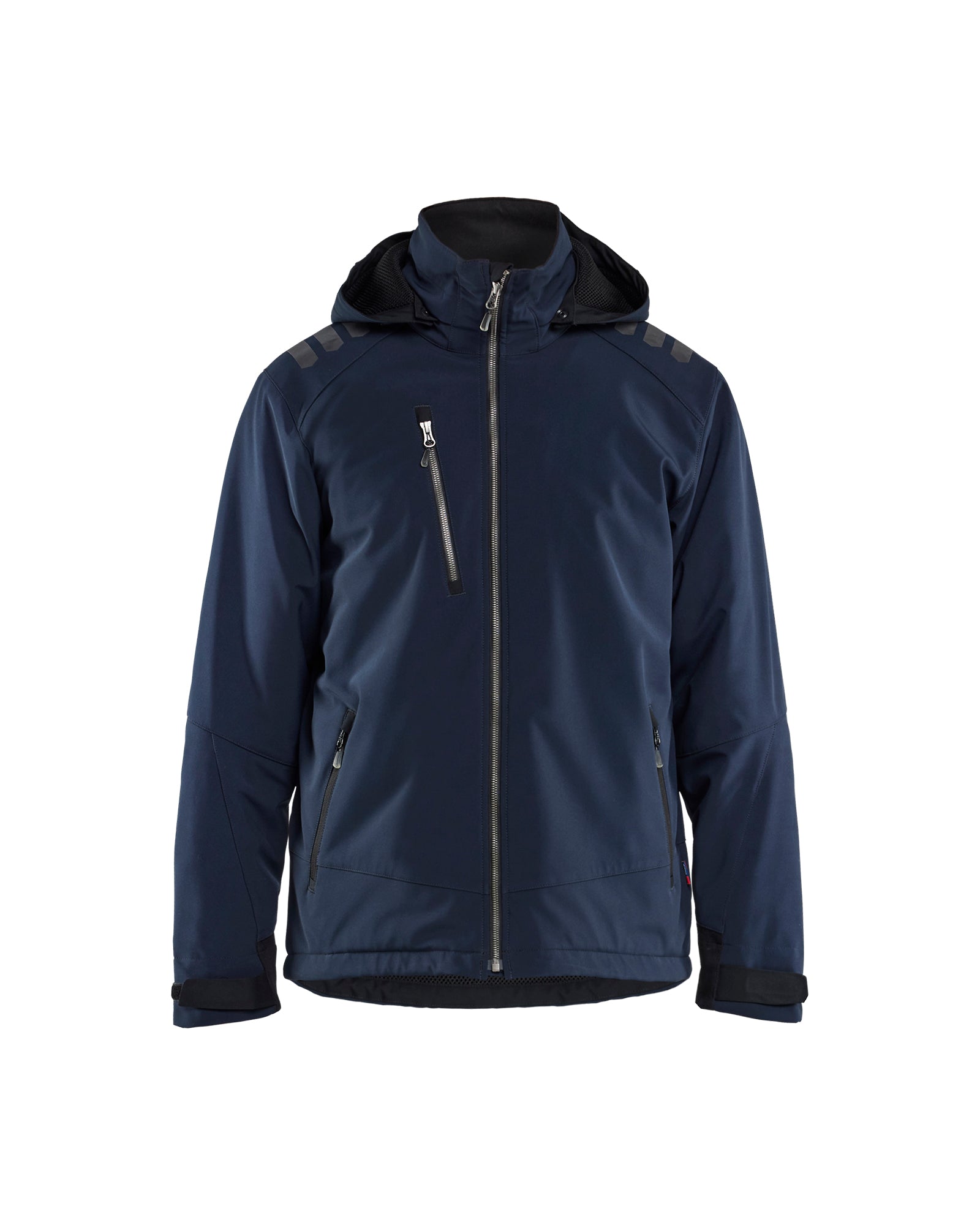 Blåkläder 4750 Letforet Vinter Softshelljakke, Mørk Marineblå/Sort