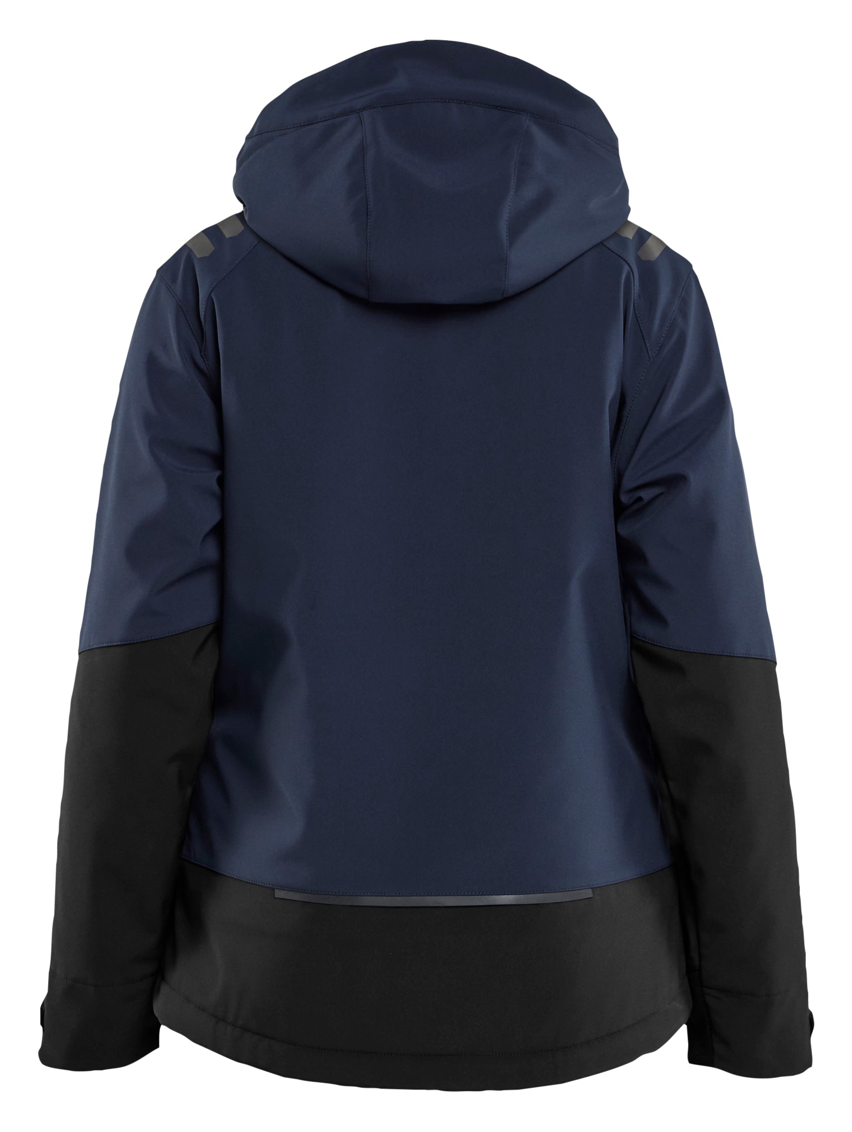 Blåkläder 4751 Dame Letforet Vinter Softshelljakke nærbillede med logo