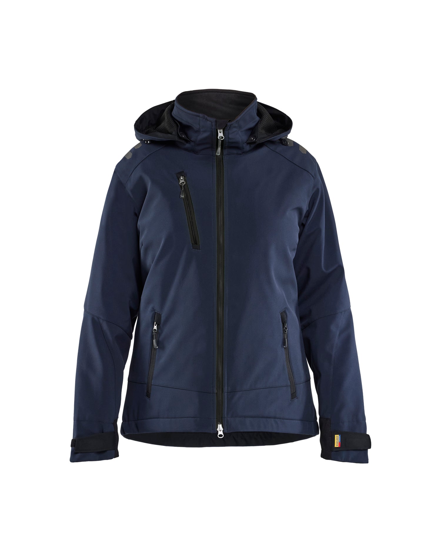 Blåkläder 4751 Dame Letforet Vinter Softshelljakke, Mørk Marineblå/Sort