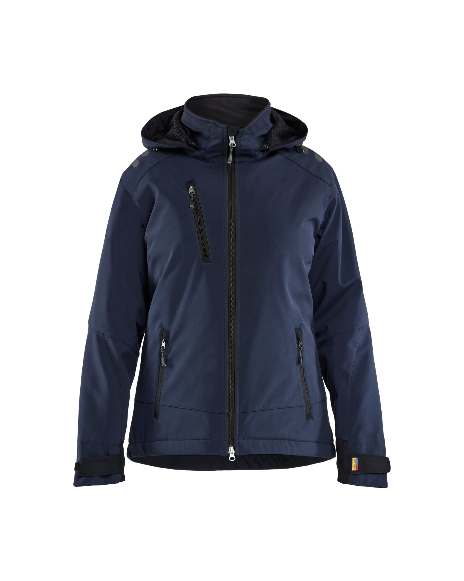 Blåkläder 4751 Dame Letforet Vinter Softshelljakke, Mørk Marineblå/Sort
