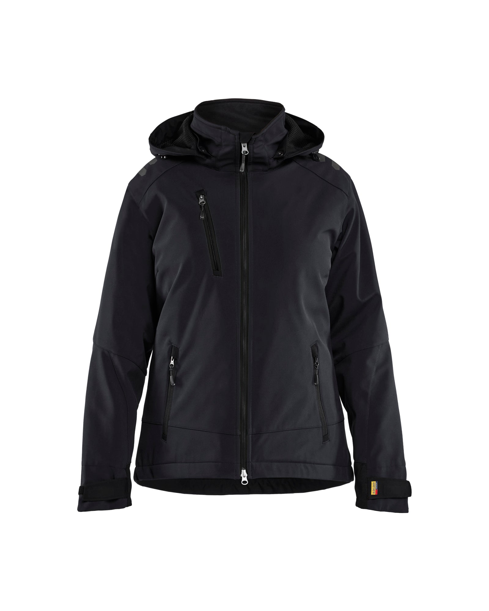 Blåkläder 4751 Dame Letforet Vinter Softshelljakke, Sort/Sort