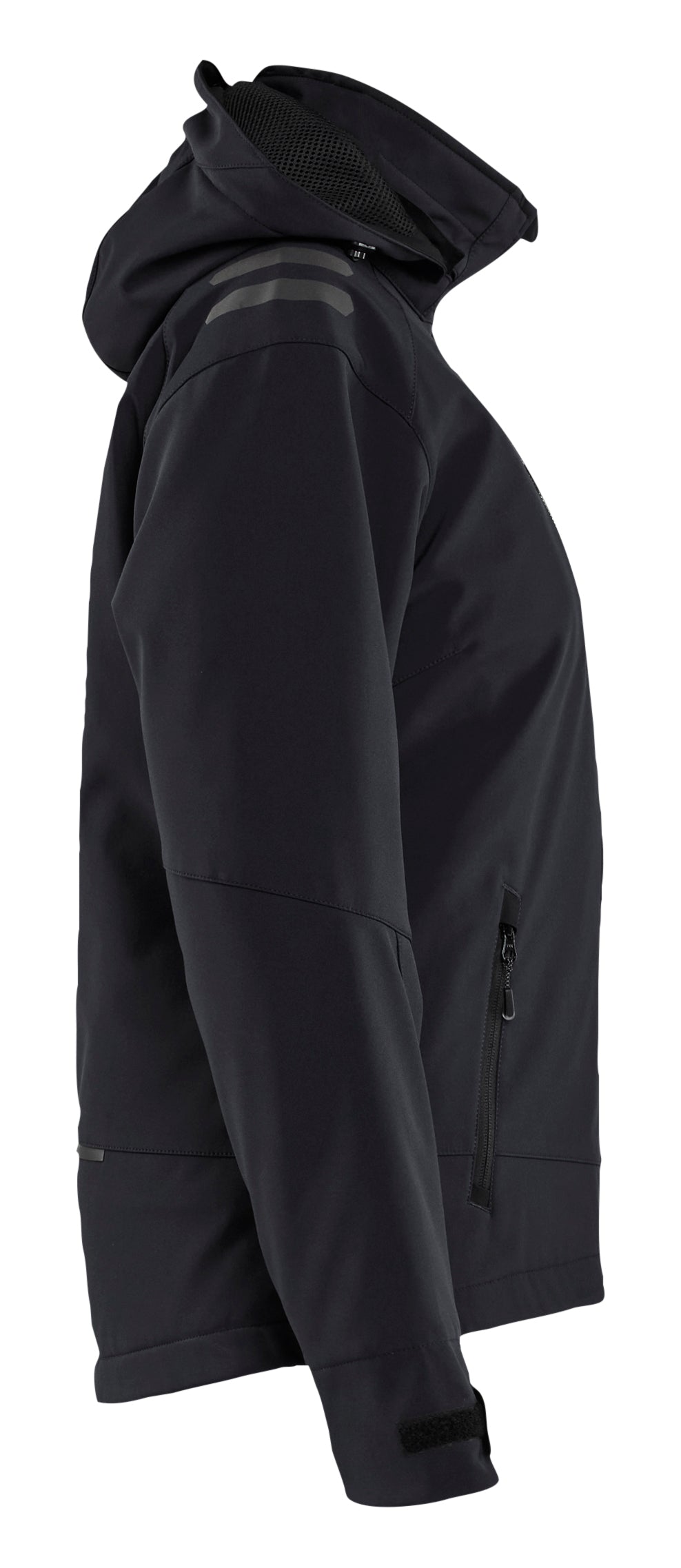 Blåkläder 4751 Dame Letforet Vinter Softshelljakke nærbillede til broderi
