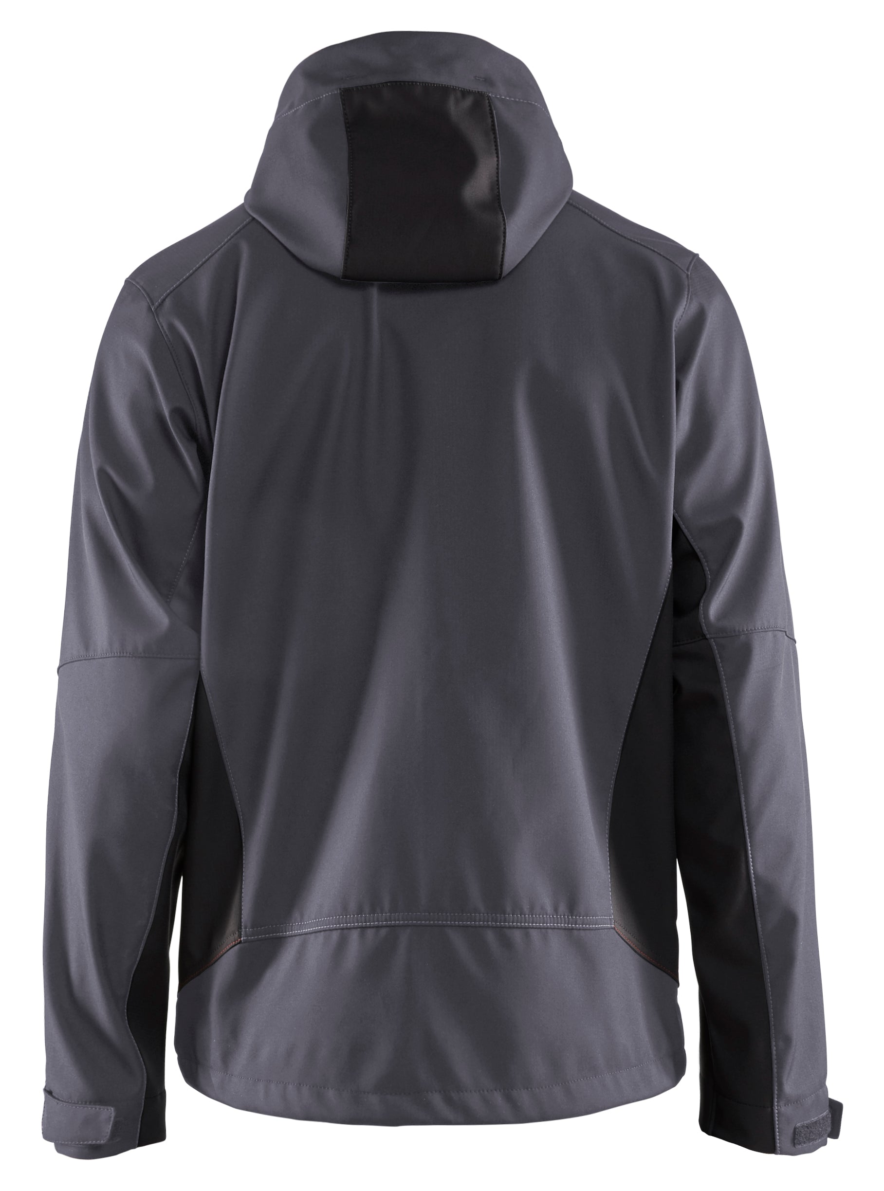 Blåkläder 4753 Softshell Jakke med hætte produktbillede med tryk