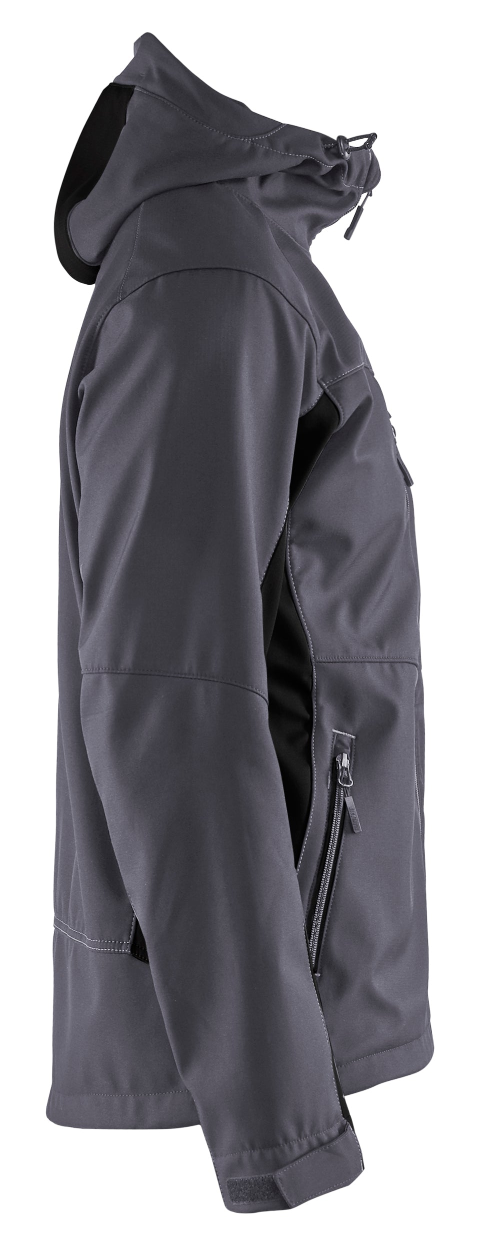 Blåkläder 4753 Softshell Jakke med hætte detalje med firmalogo
