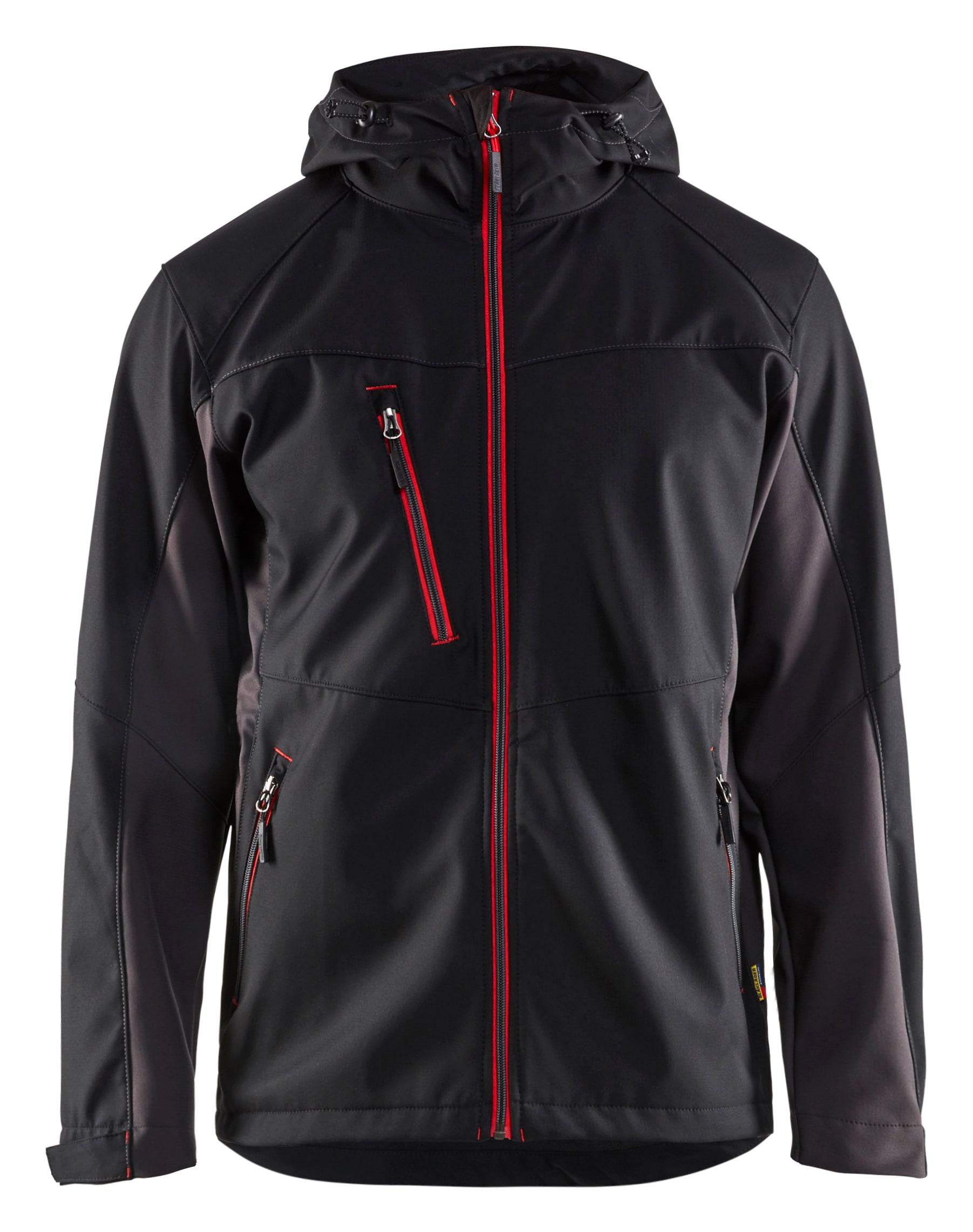 Blåkläder 4753 Softshell Jakke med hætte produktfoto med firmalogo