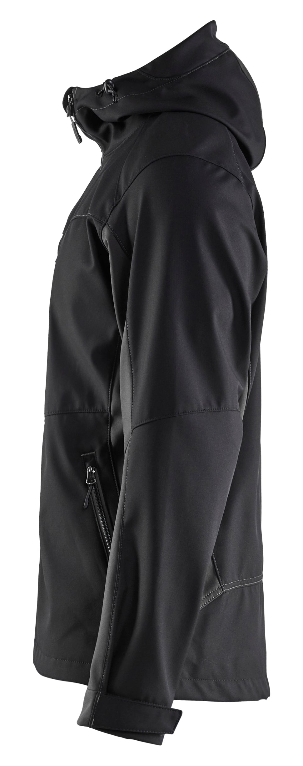 Blåkläder 4753 Softshell Jakke med hætte produktfoto med logo