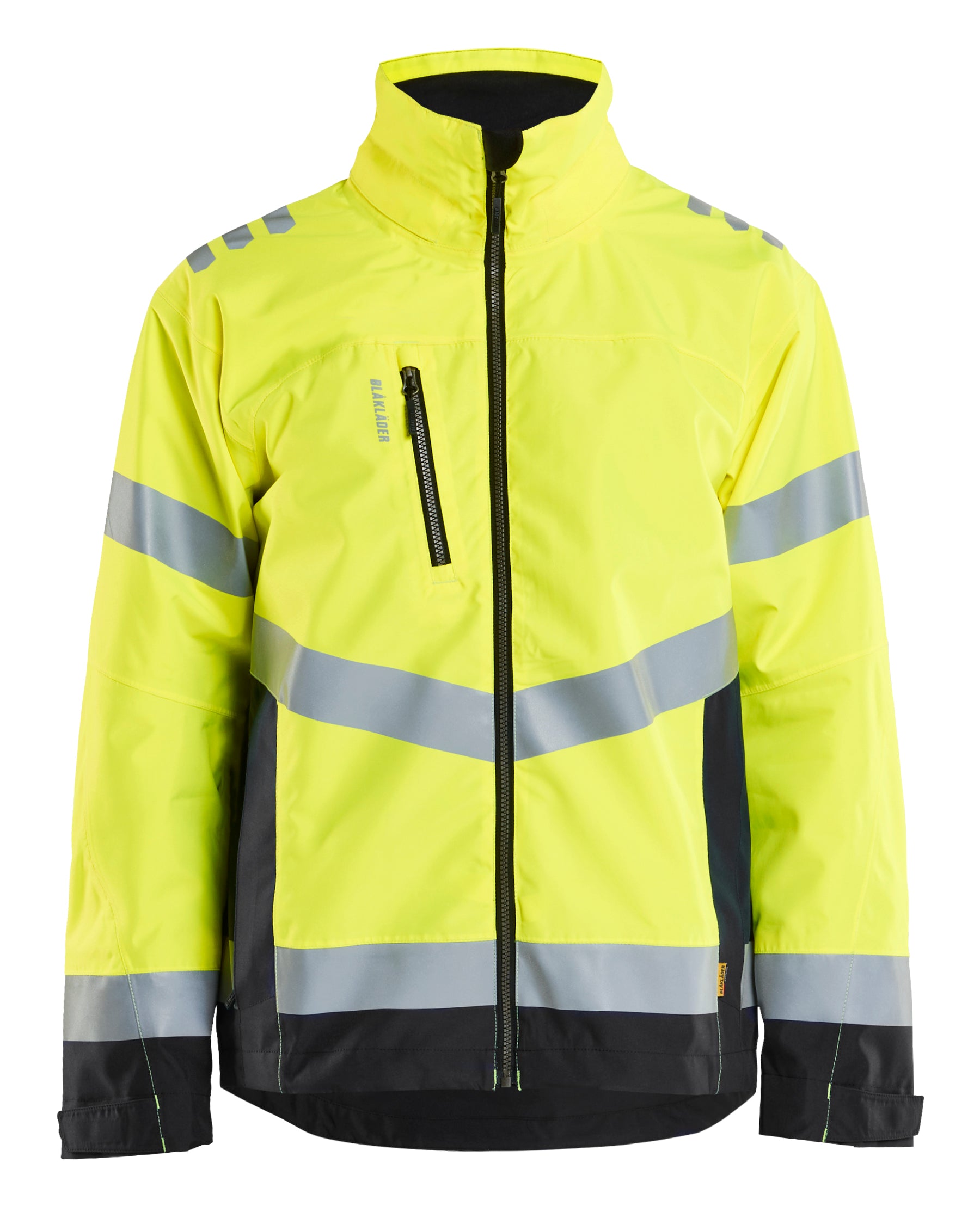 Blåkläder 4760 High Vis Skaljakke materiale med firmalogo