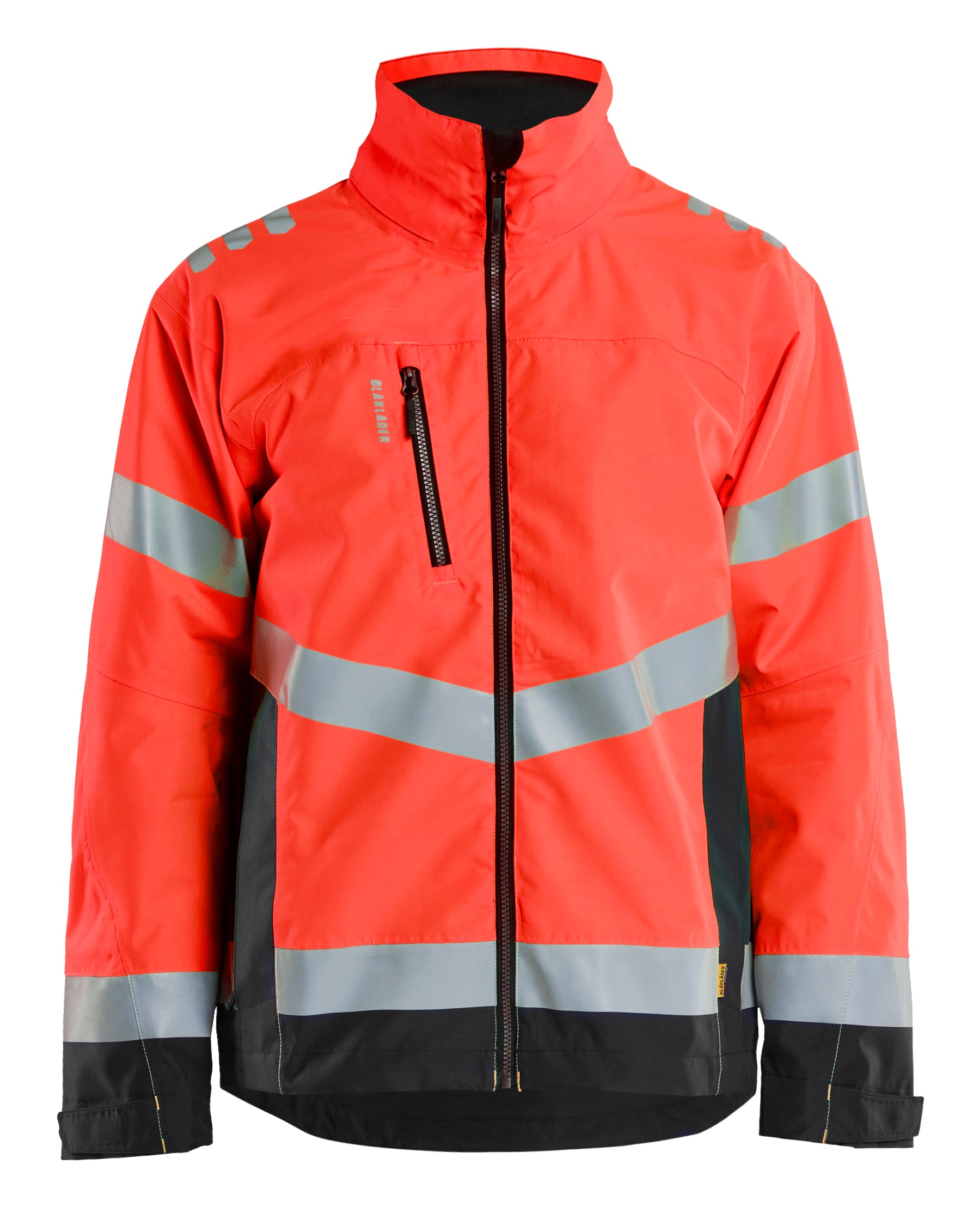 Blåkläder 4760 High Vis Skaljakke produktfoto med firmalogo