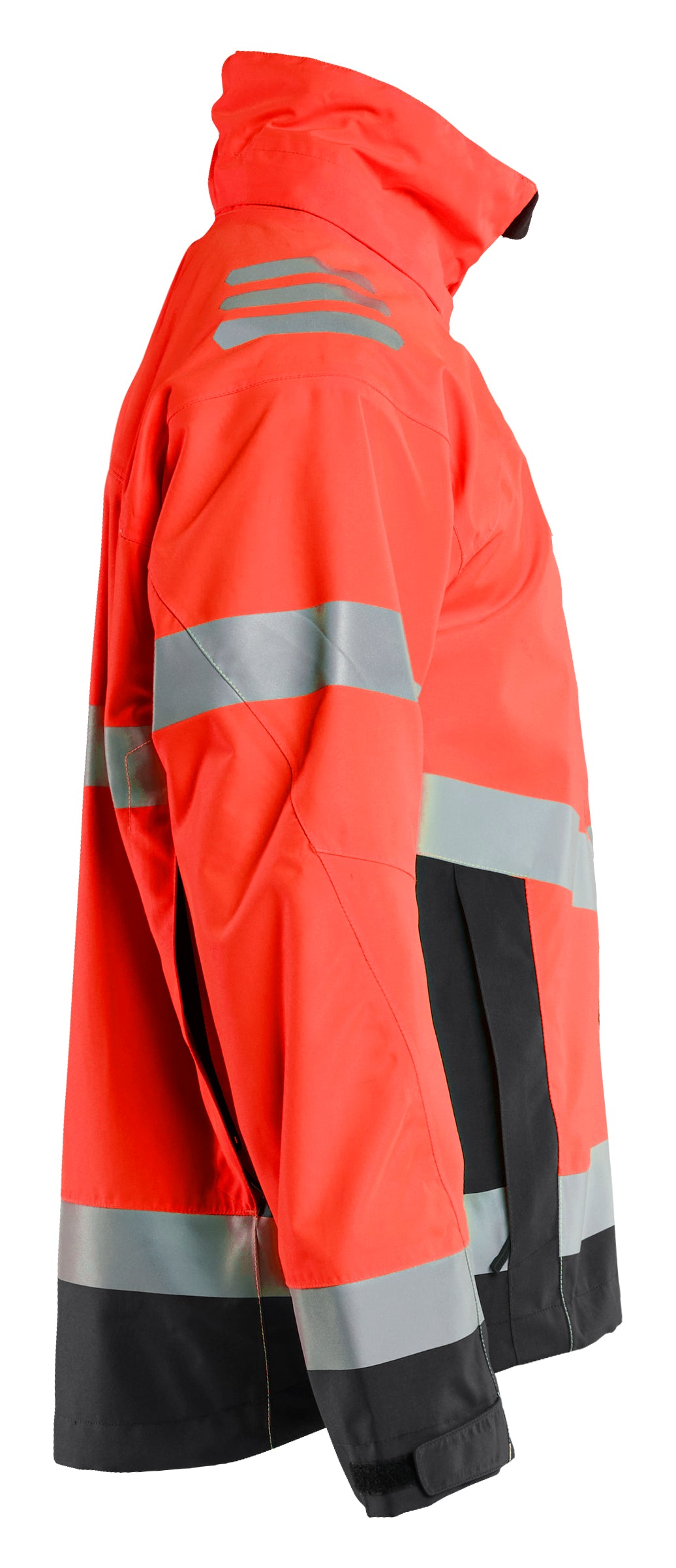 Blåkläder 4760 High Vis Skaljakke nærbillede til broderi