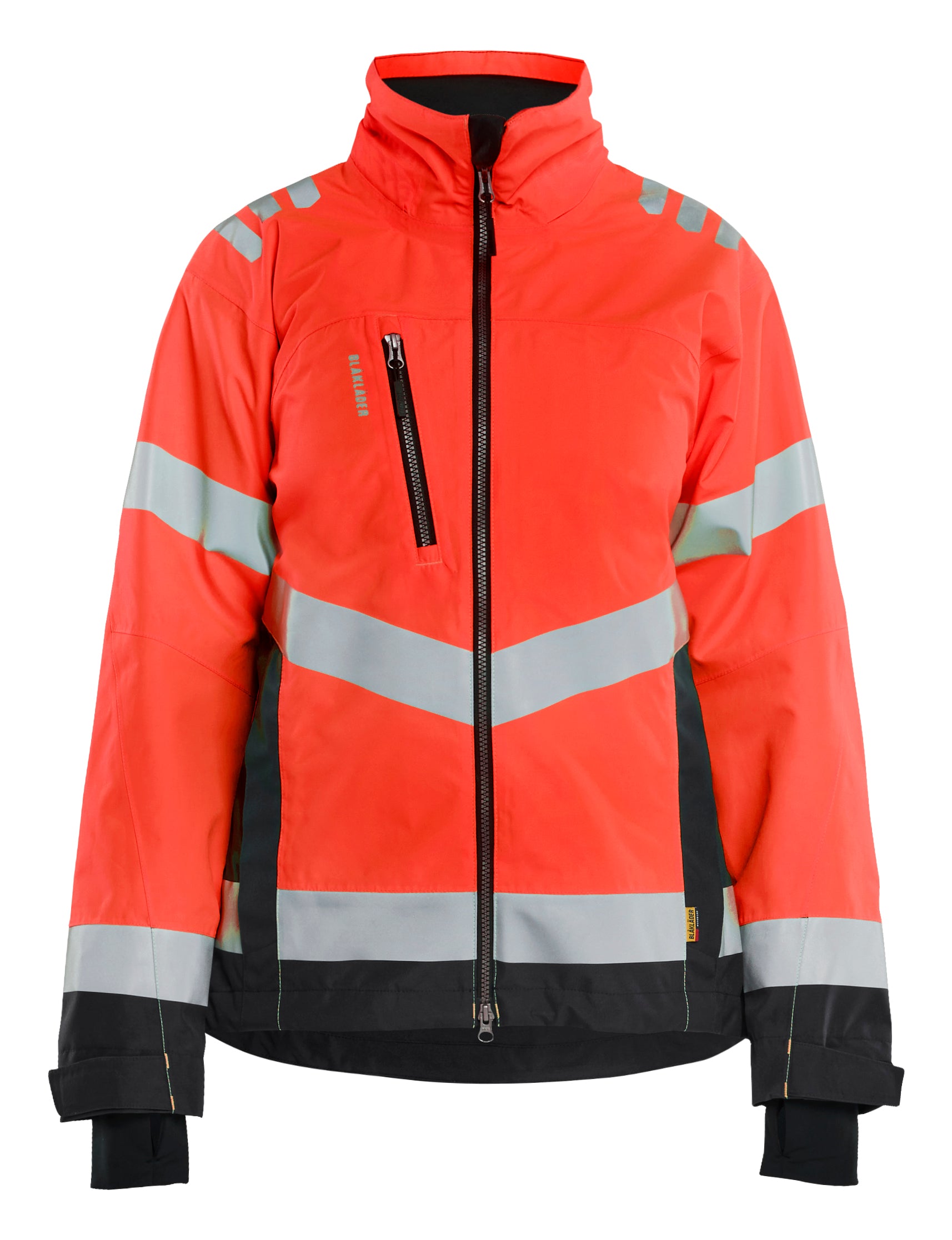 Blåkläder 4761 Dame High Vis Skaljakke produktfoto med firmalogo