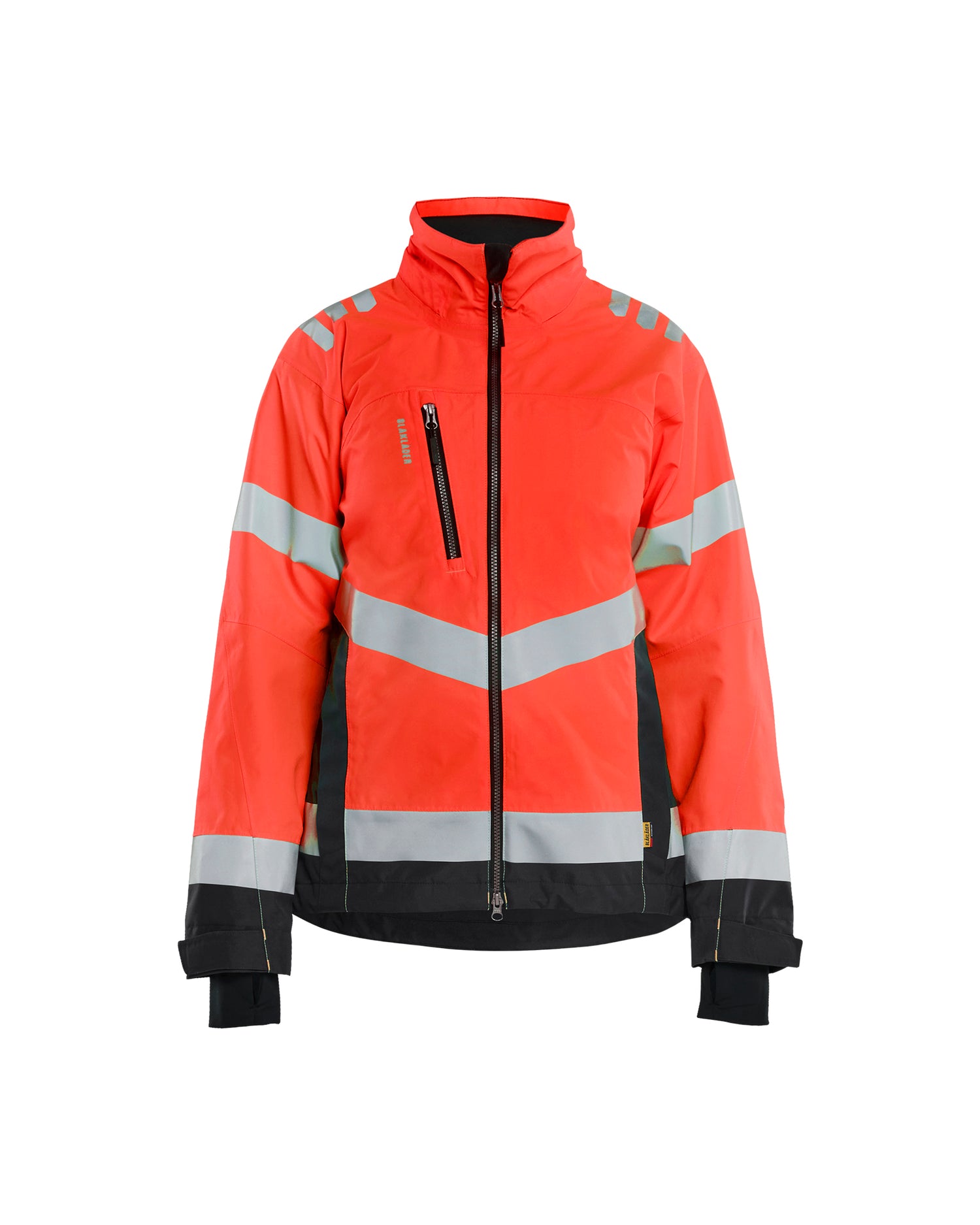 Blåkläder 4761 Dame High Vis Skaljakke, High Vis Rød/Sort