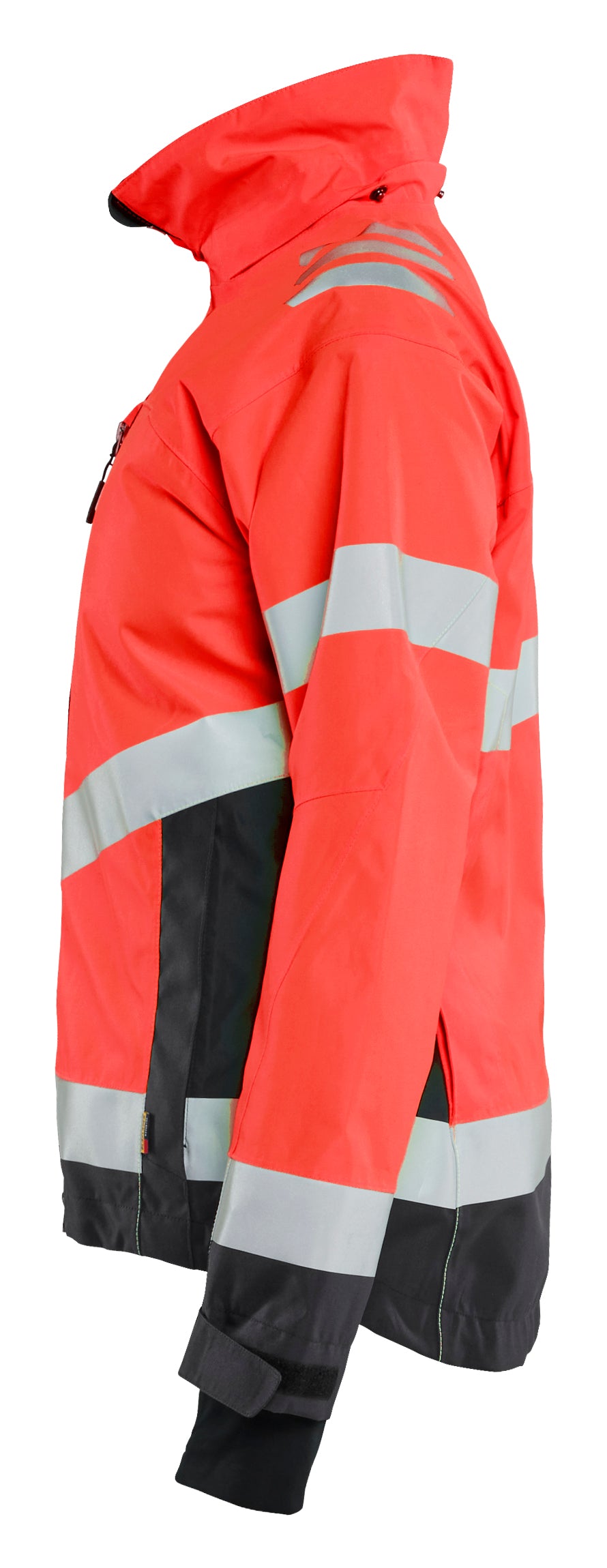 Blåkläder 4761 Dame High Vis Skaljakke materiale med tryk