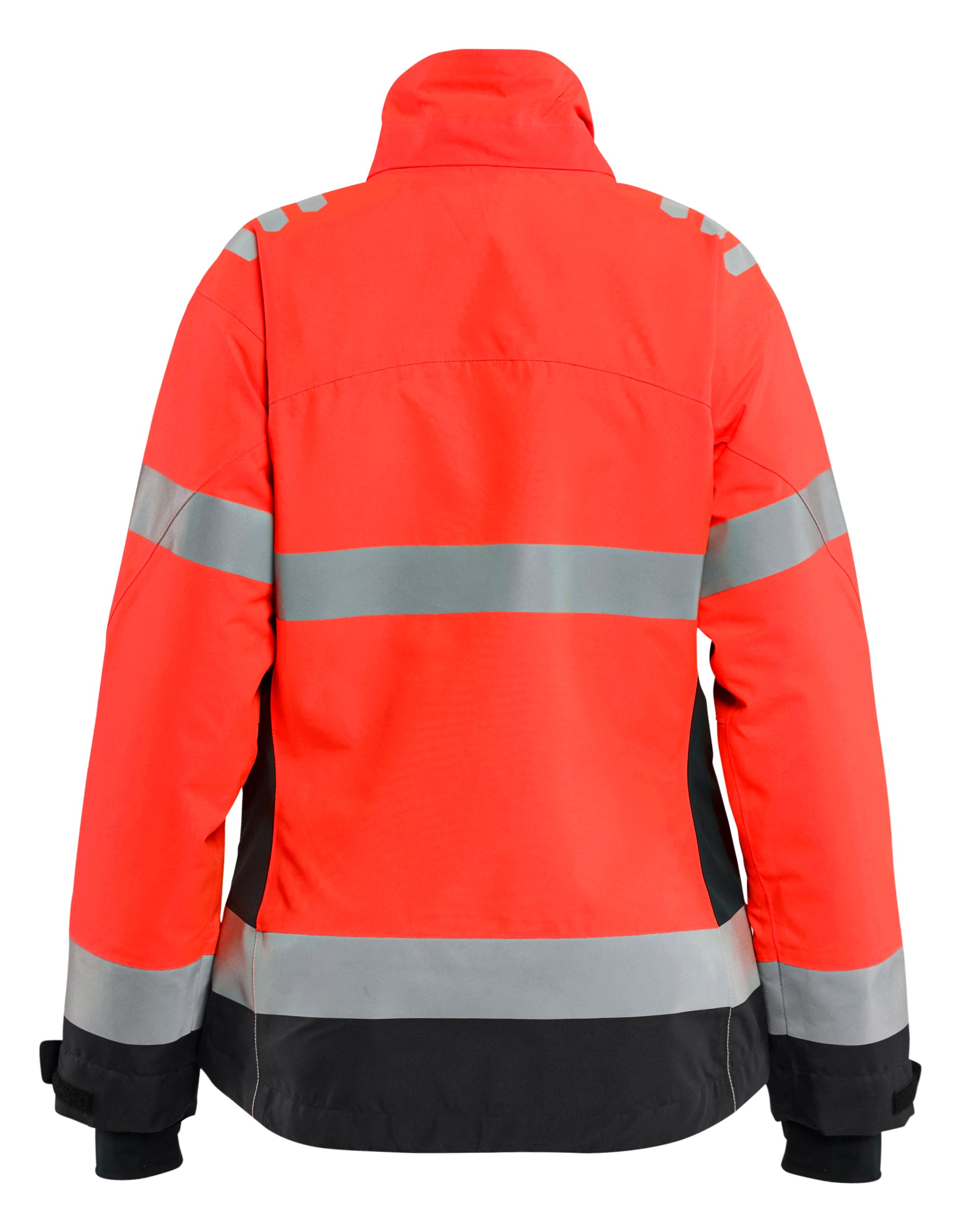 Blåkläder 4762 Dame High Vis Letforet Vinterjakke detalje med logo