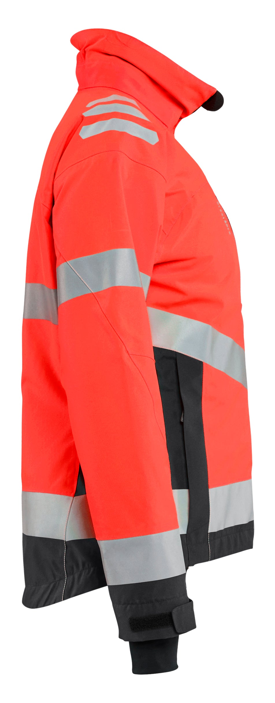 Blåkläder 4762 Dame High Vis Letforet Vinterjakke nærbillede til broderi