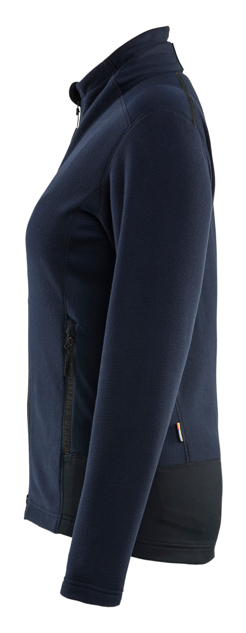 Blåkläder 4766 Dame microfleece jakke materiale med firmalogo
