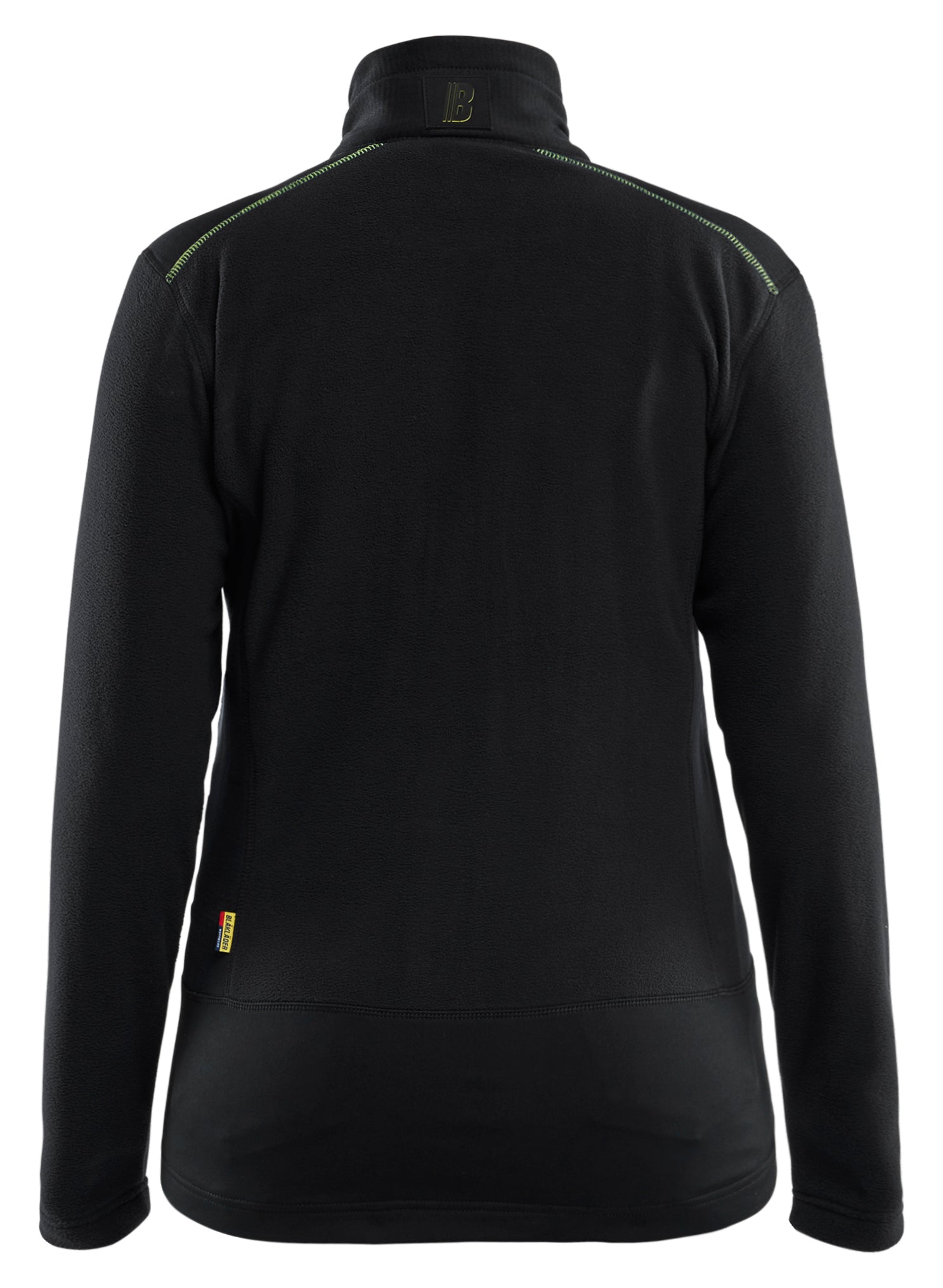Blåkläder 4766 Dame microfleece jakke produktbillede med tryk