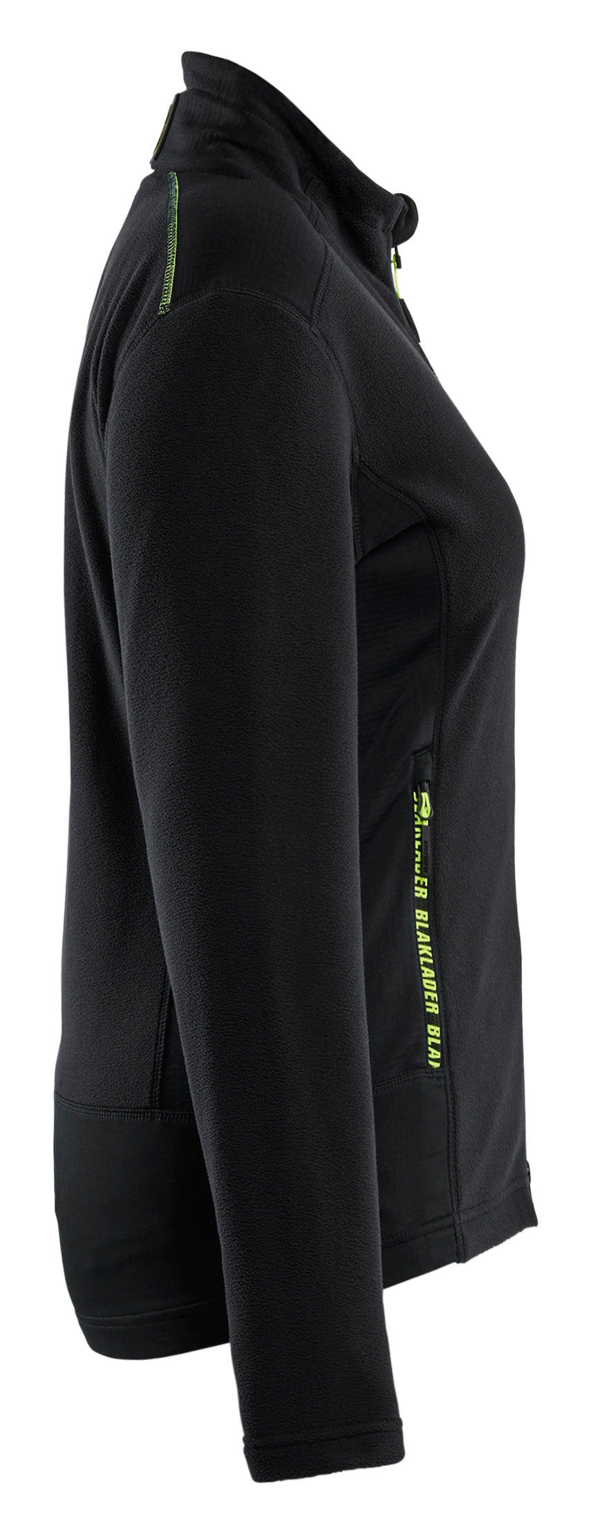 Blåkläder 4766 Dame microfleece jakke detalje med firmalogo