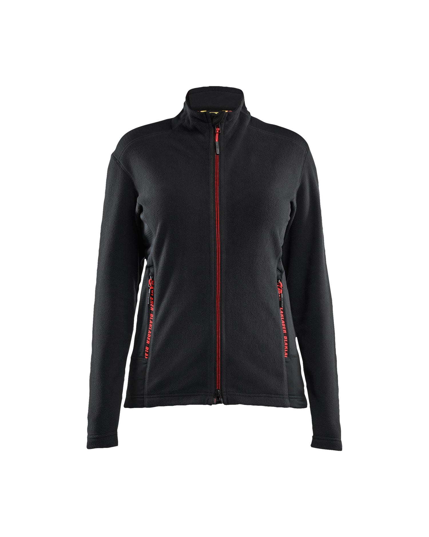 Blåkläder 4766 Dame microfleece jakke, Sort/Rød