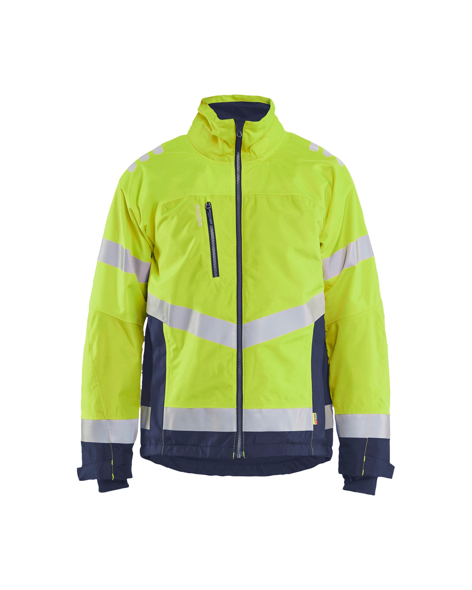Blåkläder 4780 High Vis Letforet Vinterjakke, High Vis Gul/Marineblå