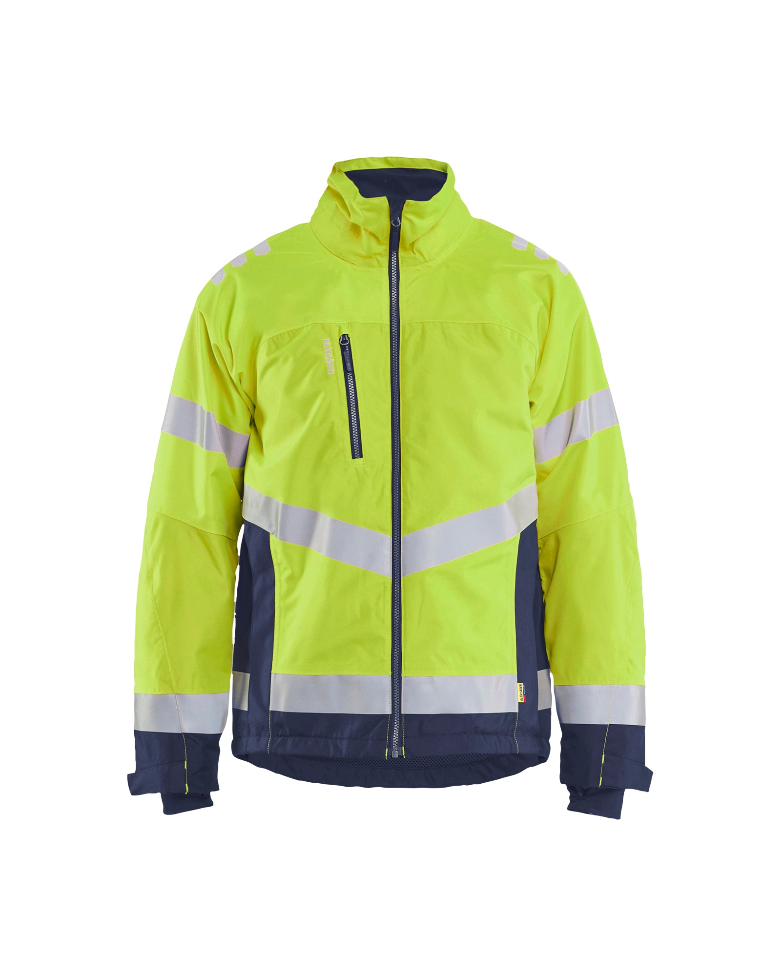 Blåkläder 4780 High Vis Letforet Vinterjakke, High Vis Gul/Marineblå