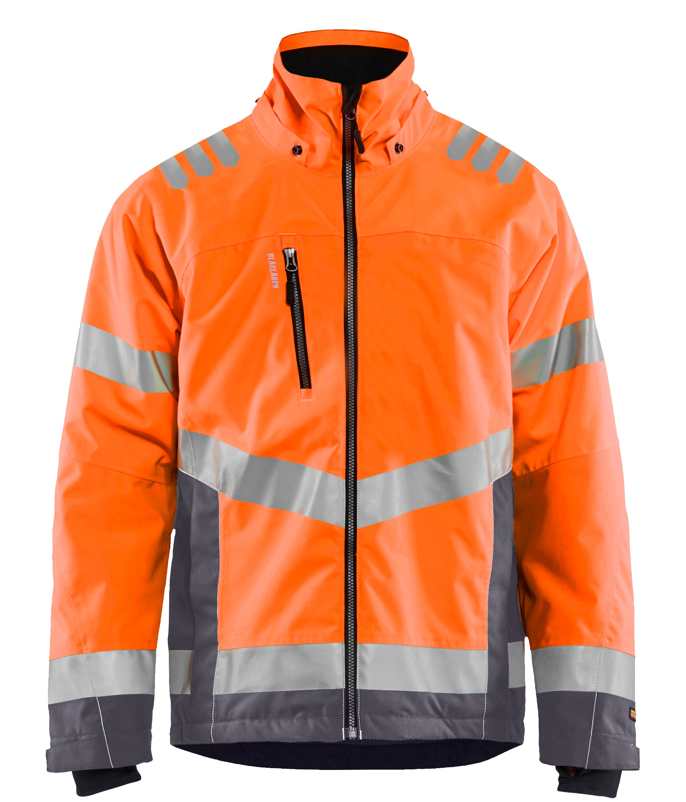 Blåkläder 4780 High Vis Letforet Vinterjakke produktfoto med firmalogo