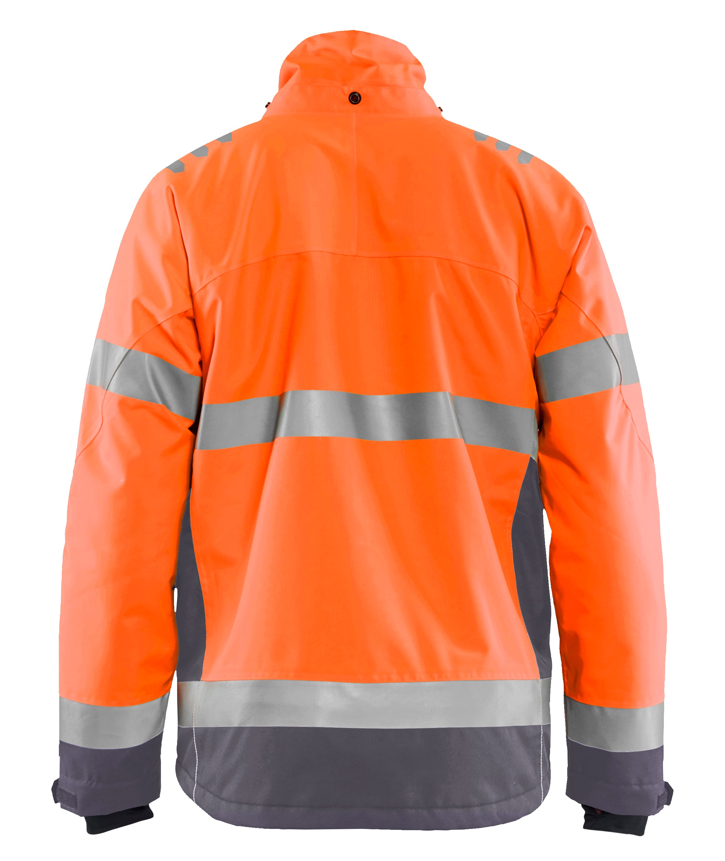 Blåkläder 4780 High Vis Letforet Vinterjakke detalje med logo