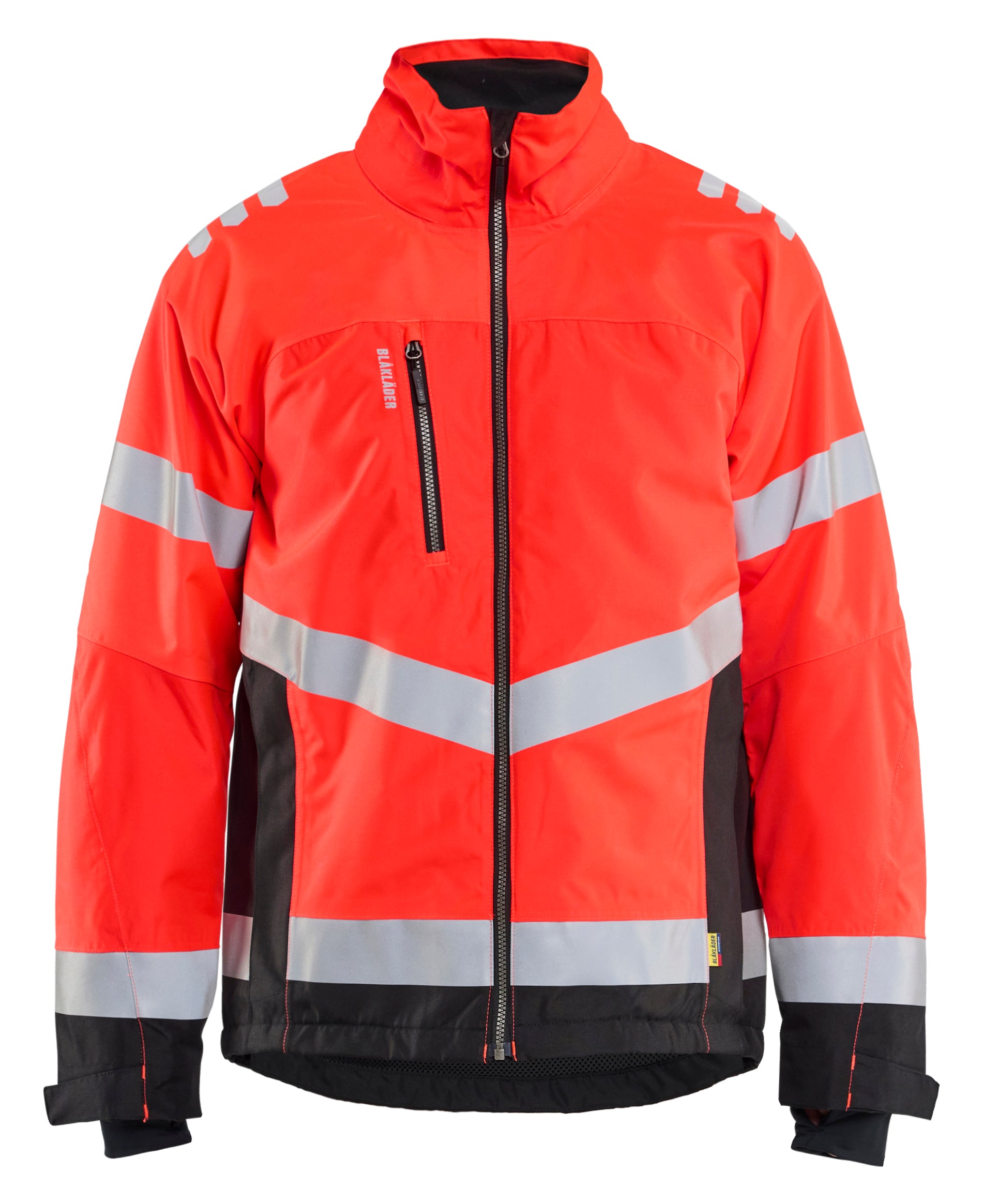 Blåkläder 4780 High Vis Letforet Vinterjakke produktbillede med firmalogo
