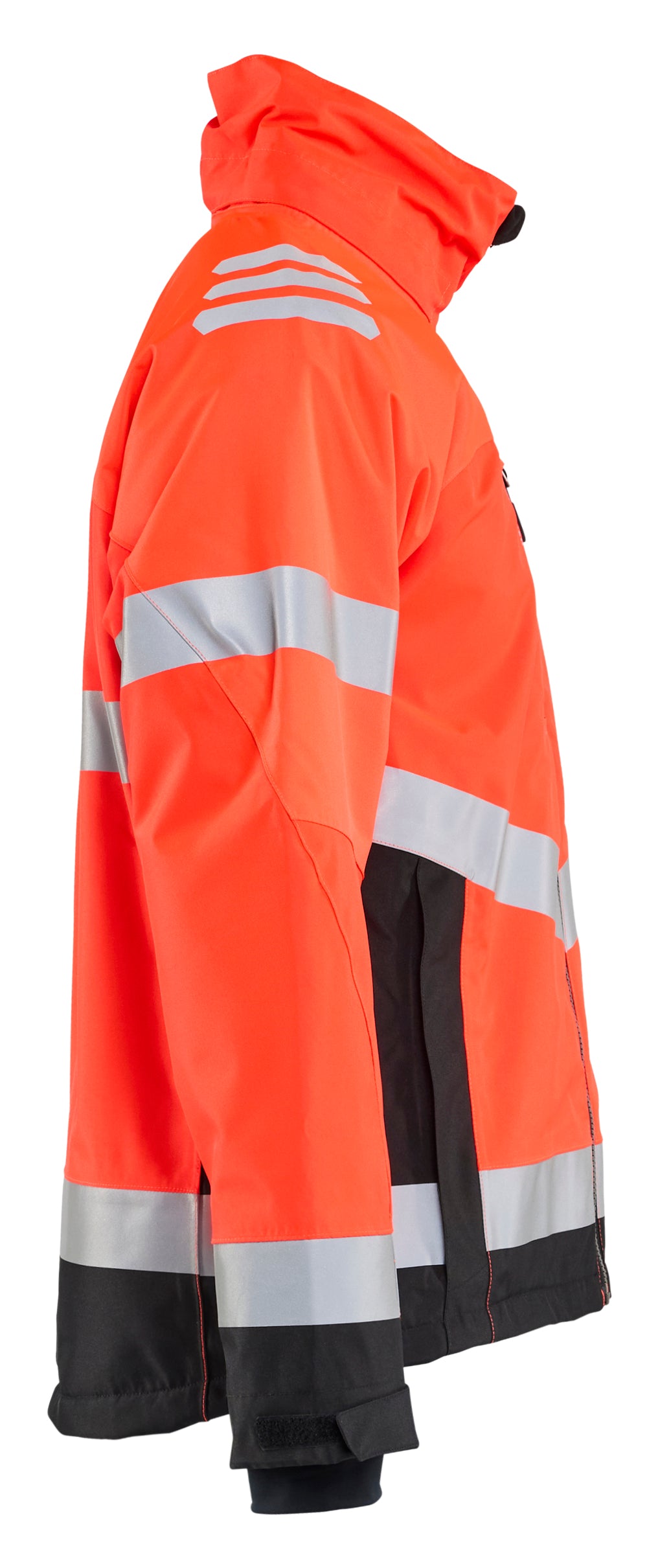 Blåkläder 4780 High Vis Letforet Vinterjakke materiale til broderi