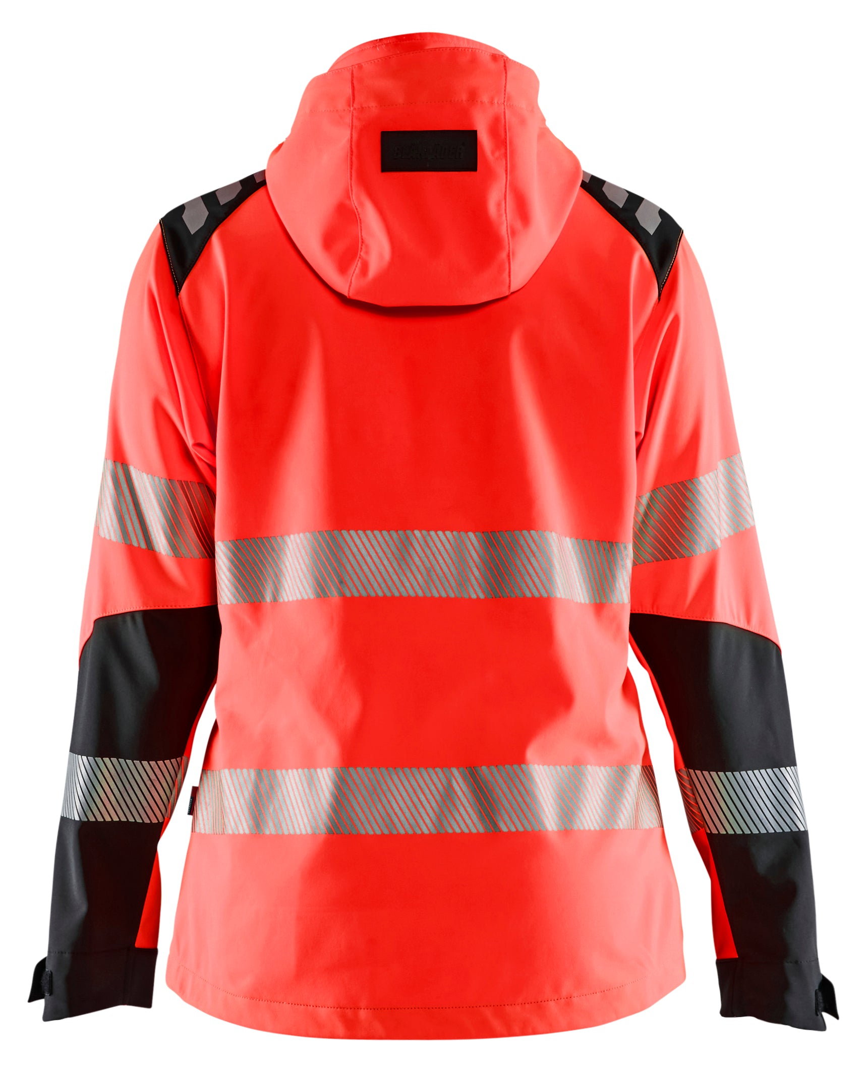 Blåkläder 4791 Dame High Vis Softshelljakke materiale med logo