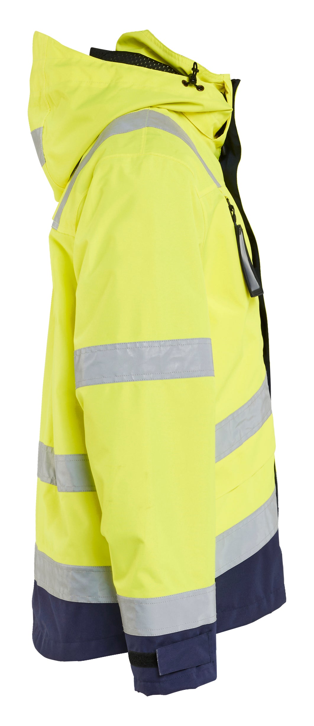 Blåkläder 4837 High Vis Skaljakke detalje til broderi