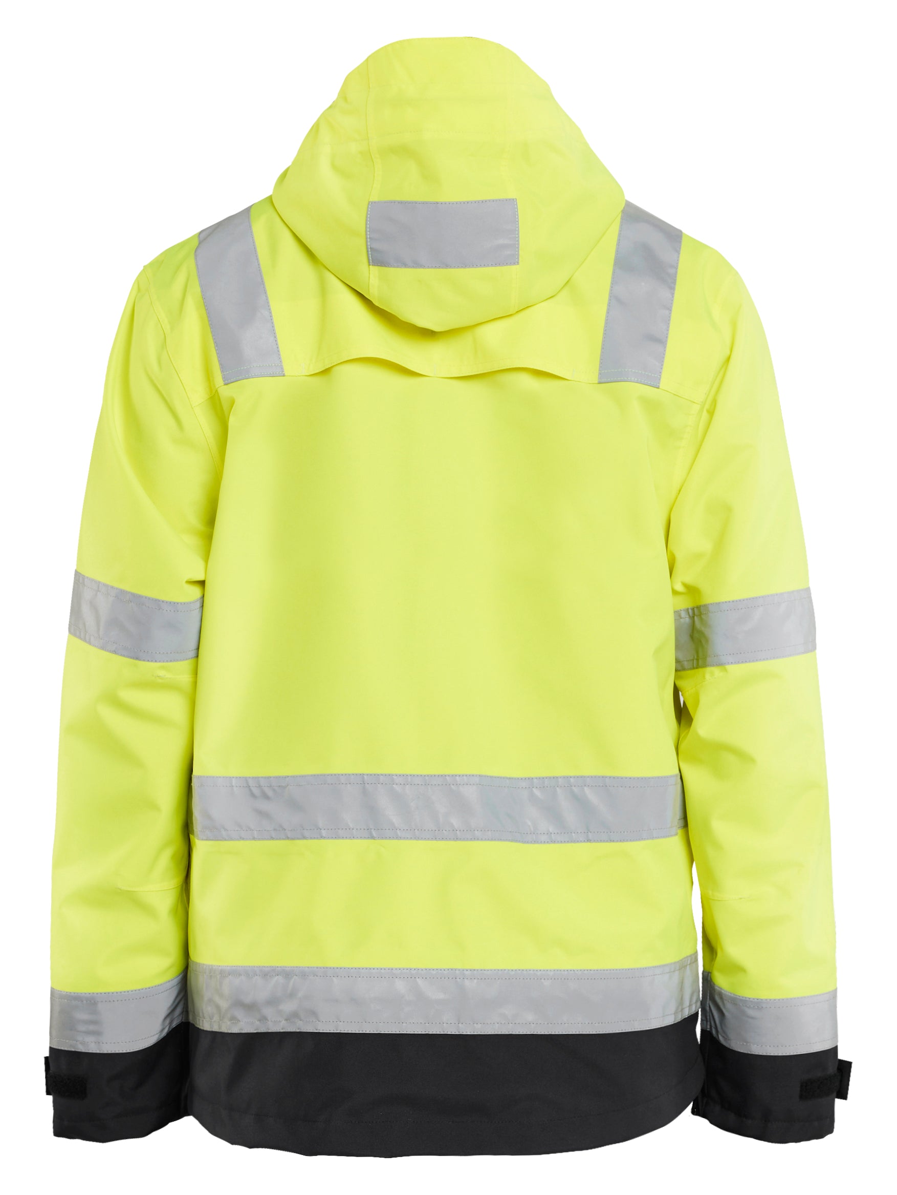 Blåkläder 4837 High Vis Skaljakke nærbillede med logo