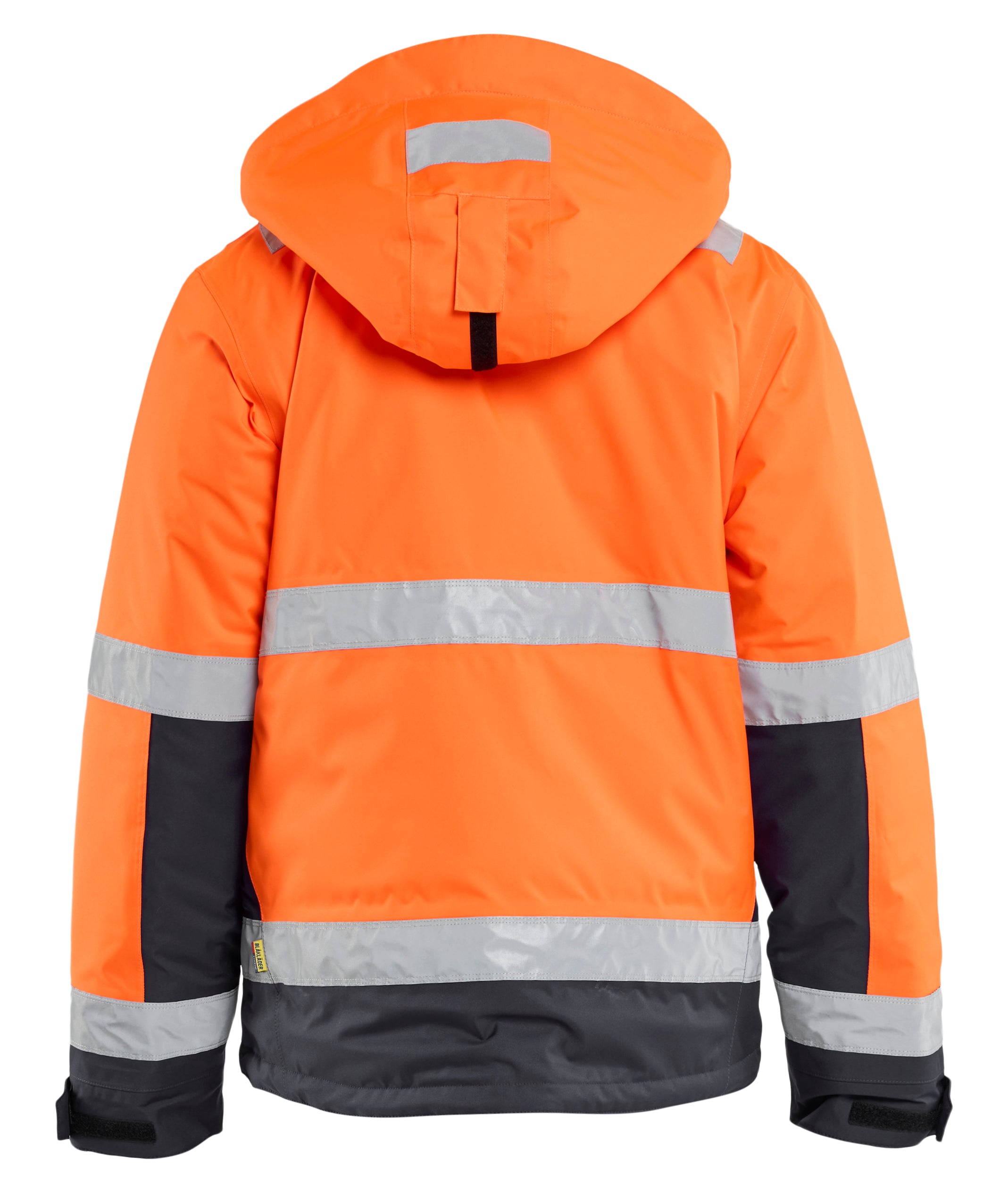 Blåkläder 4870 High Vis Vinterjakke detalje med logo