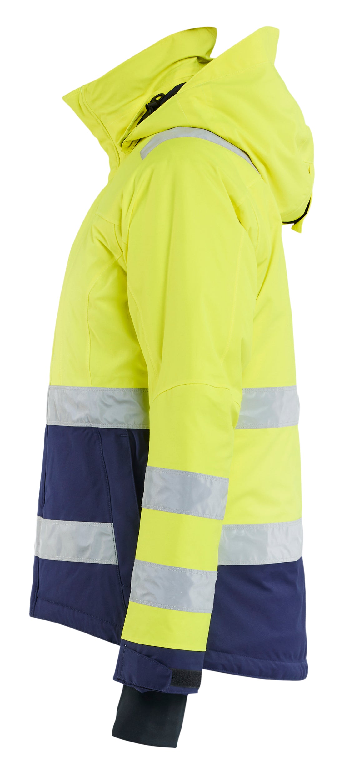 Blåkläder 4872 Dame High Vis Vinterjakke produktfoto med tryk