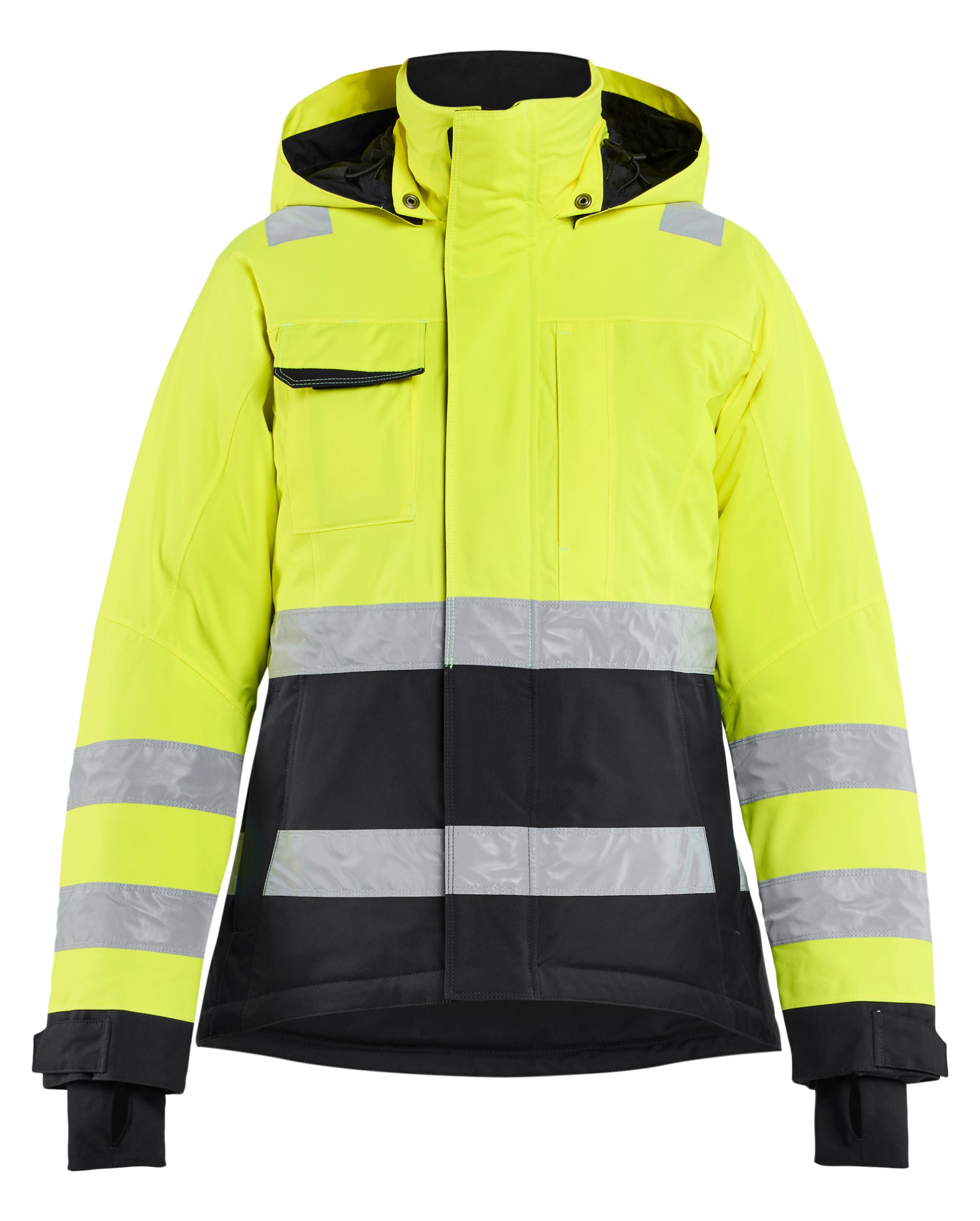 Blåkläder 4872 Dame High Vis Vinterjakke materiale med firmalogo