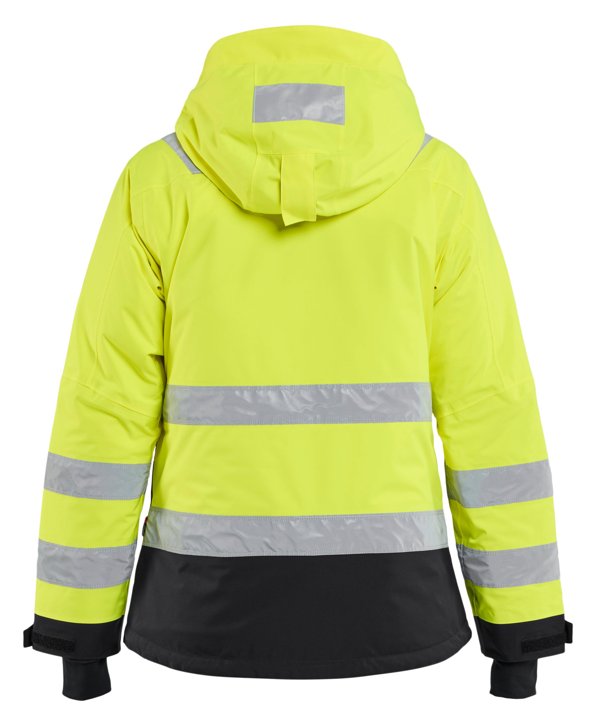 Blåkläder 4872 Dame High Vis Vinterjakke nærbillede med logo