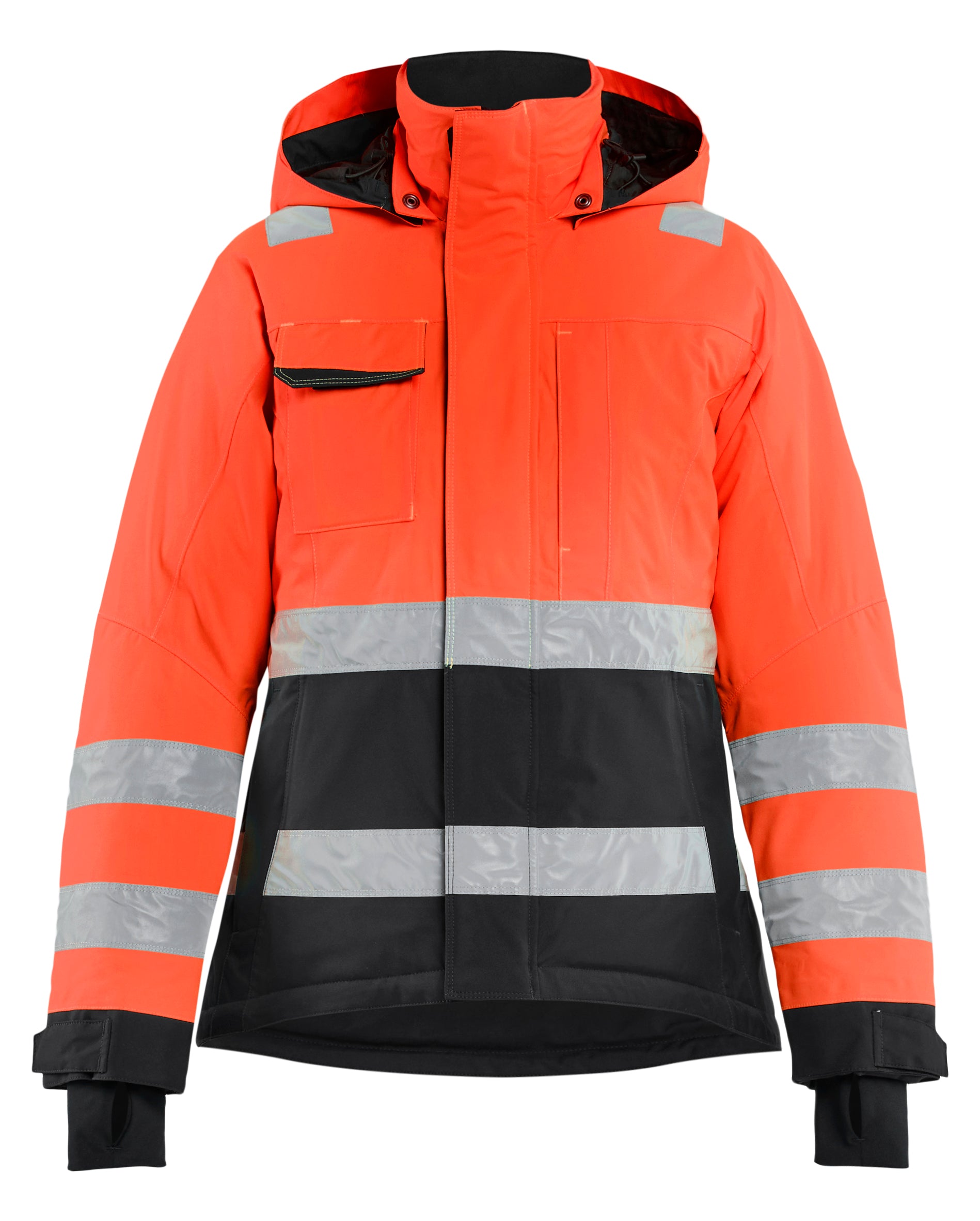 Blåkläder 4872 Dame High Vis Vinterjakke produktfoto med firmalogo