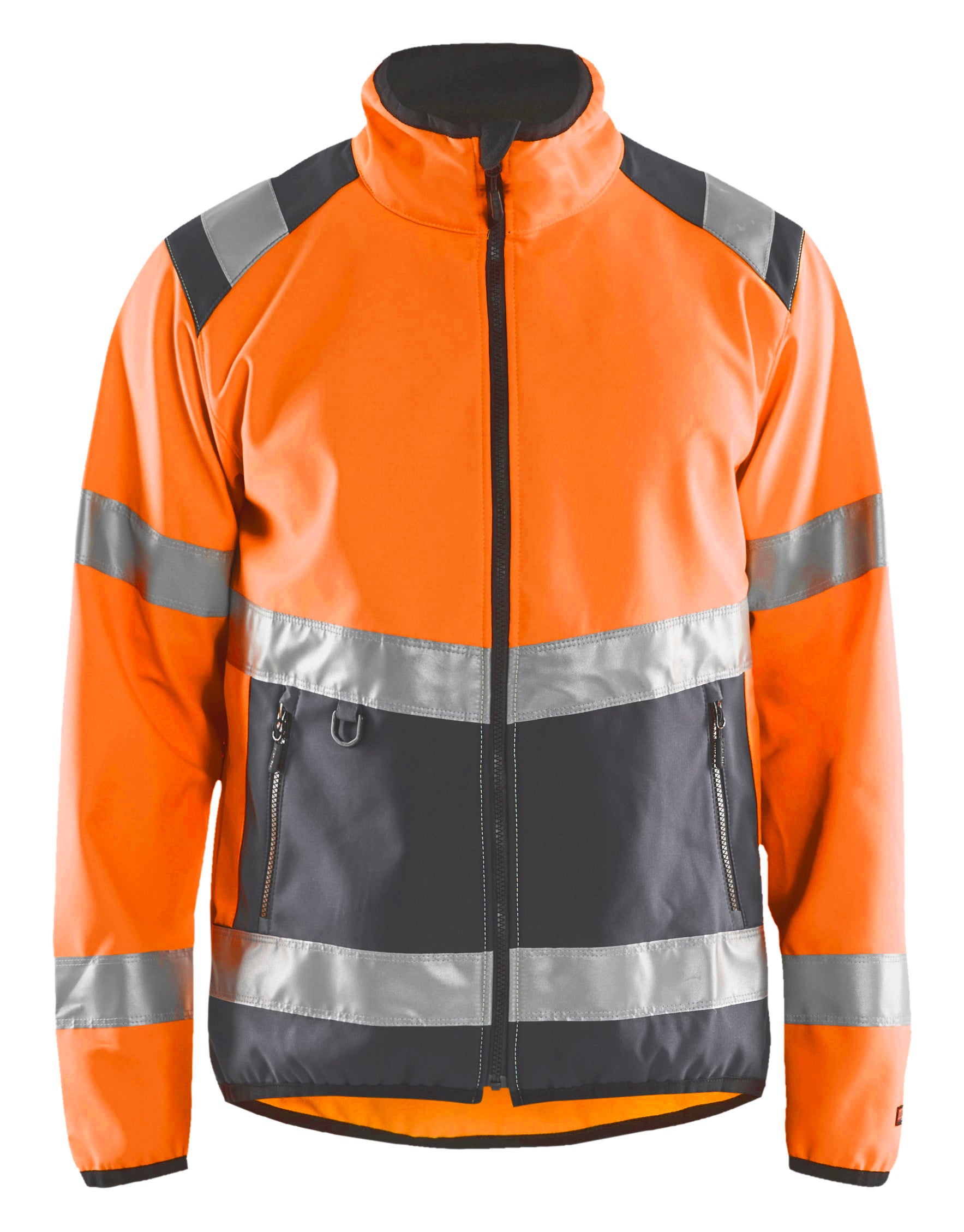Blåkläder 4877 High Vis Light Softshell Jakke produktfoto med firmalogo