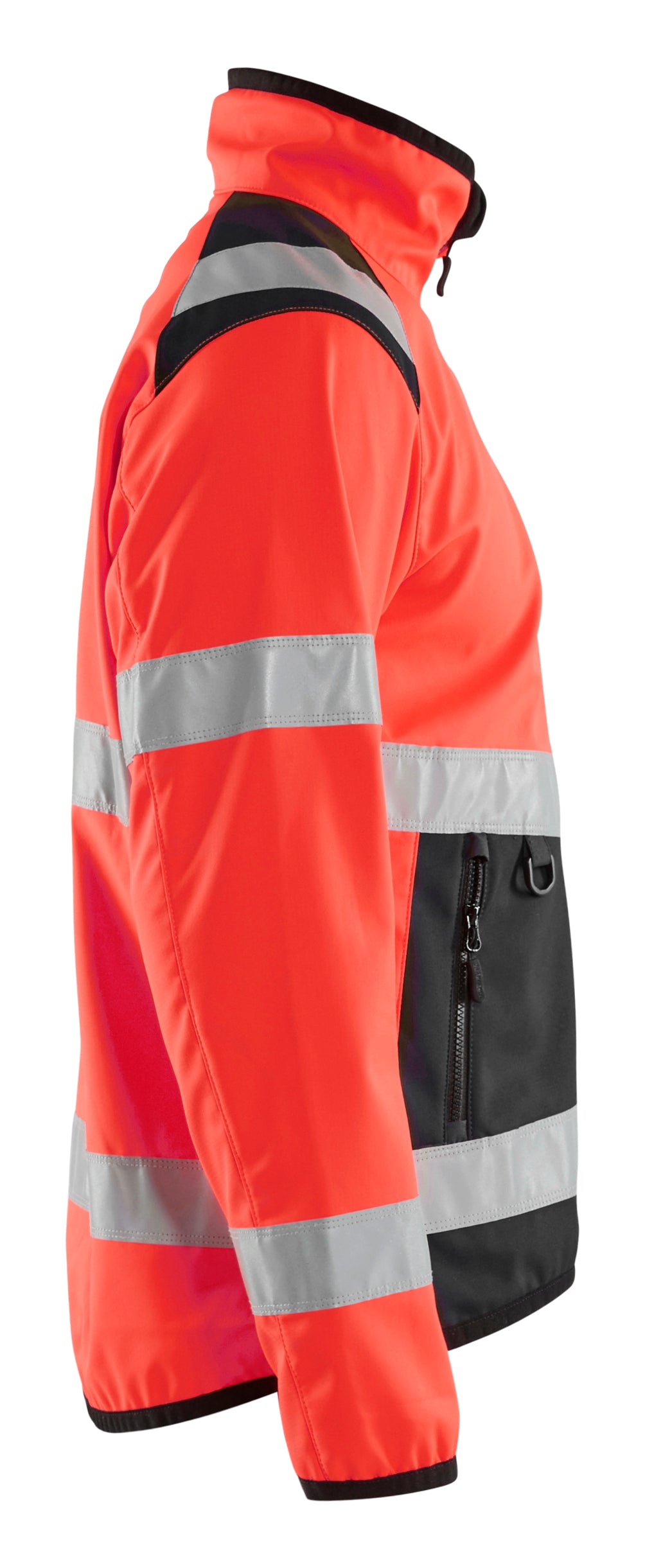 Blåkläder 4877 High Vis Light Softshell Jakke materiale til broderi
