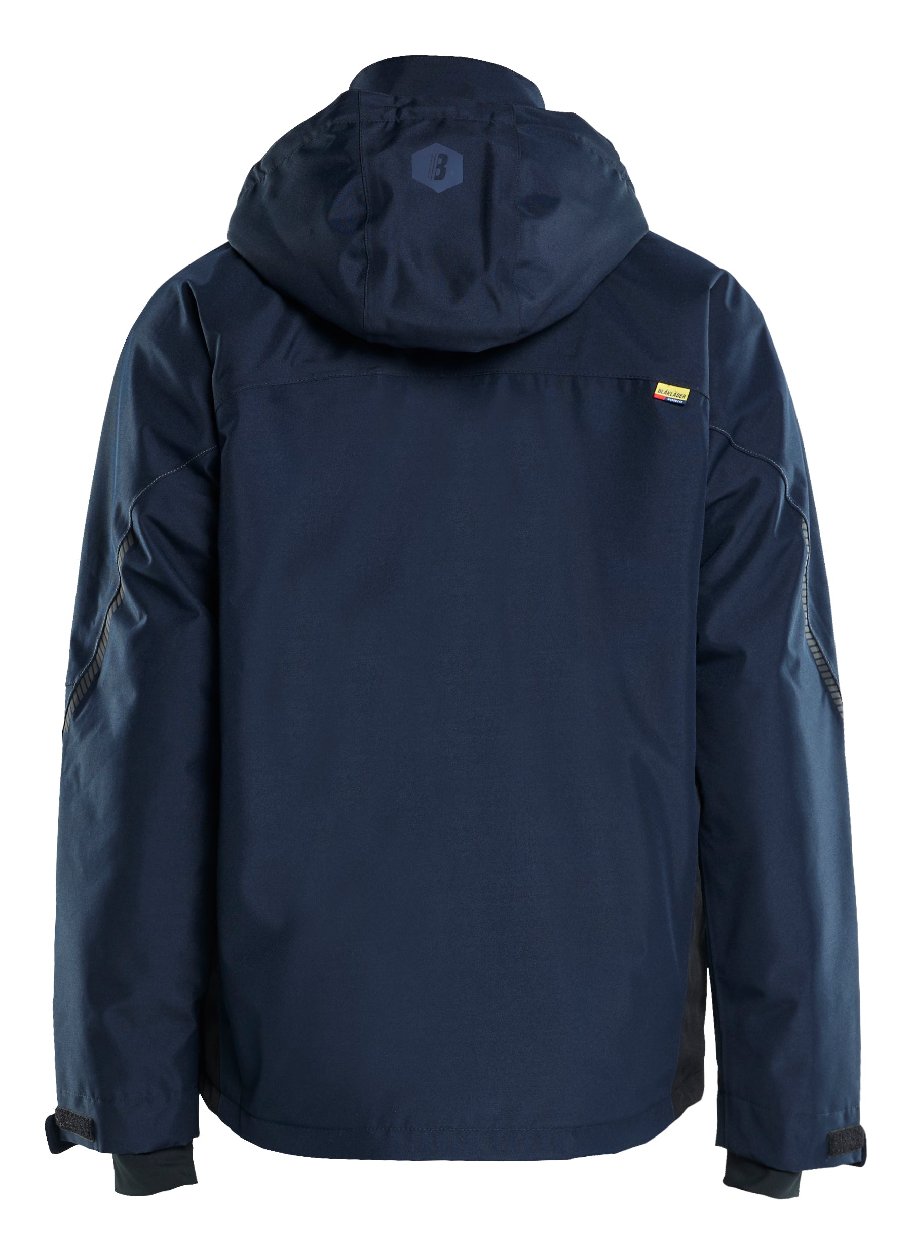 Blåkläder 4890 Letforet vinter jakke detalje med logo