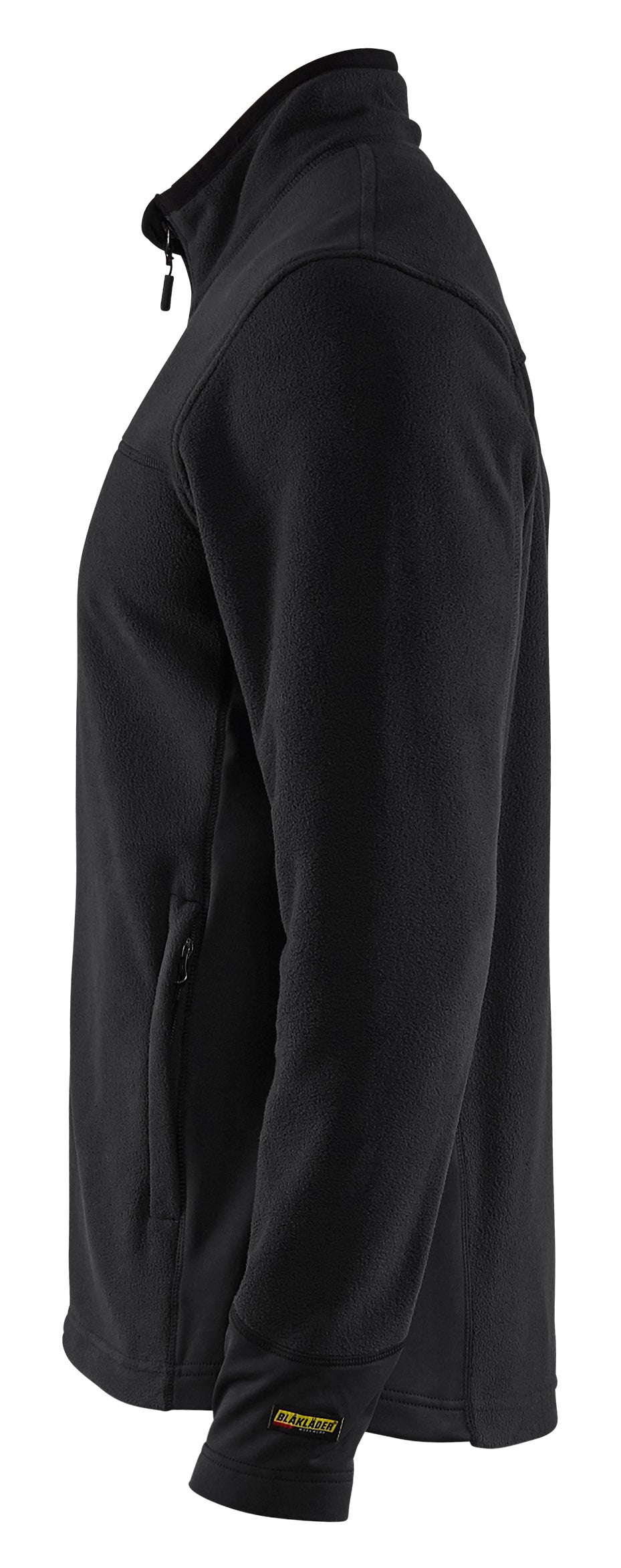 Blåkläder 4895 Microfleece jakke produktbillede med tryk
